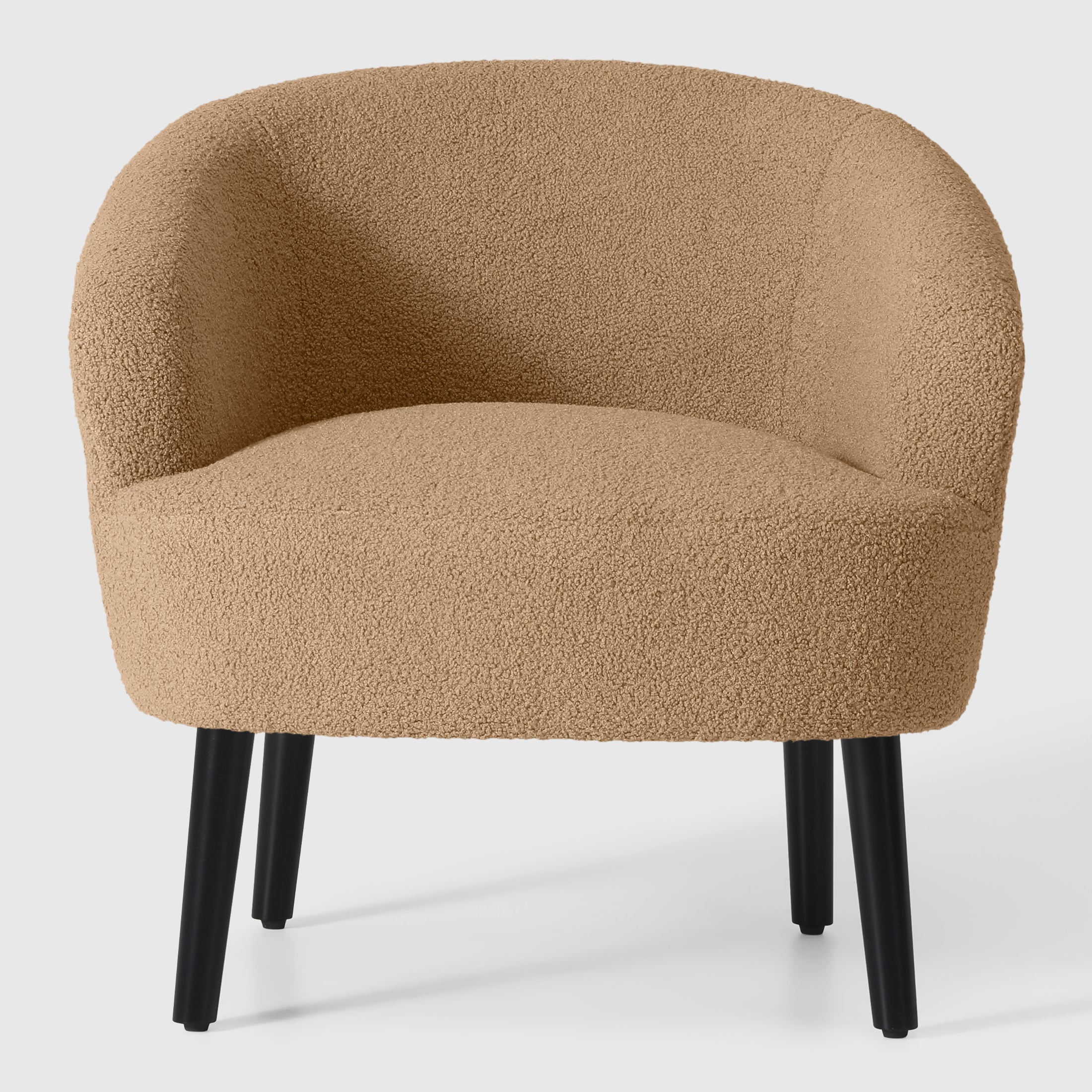 Celine 29" Wide Mid Century Modern Club Barrel Accent Armchair, Set of Two