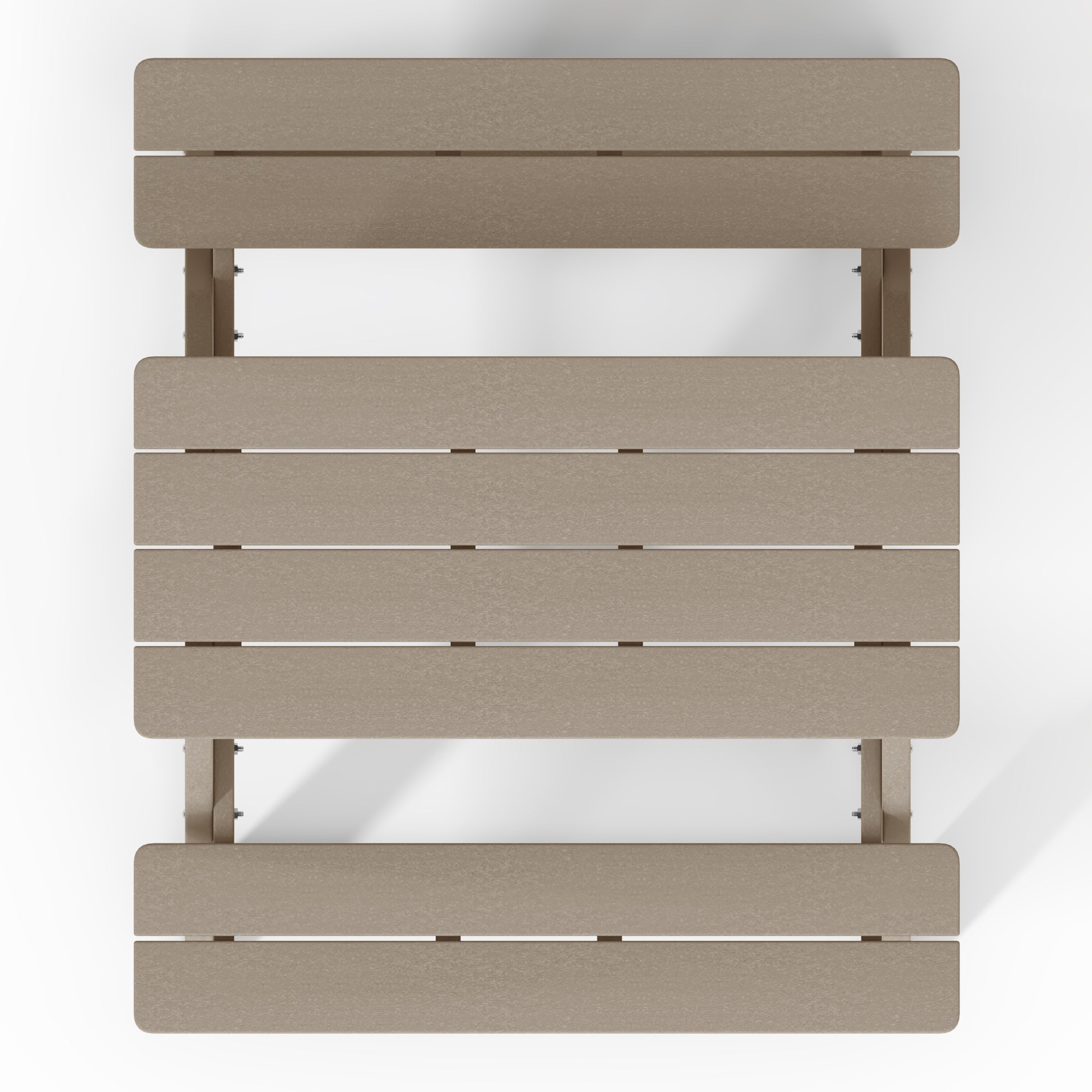 Paradise Outdoor Patio Kids HDPE Plastic Picnic Bench Table