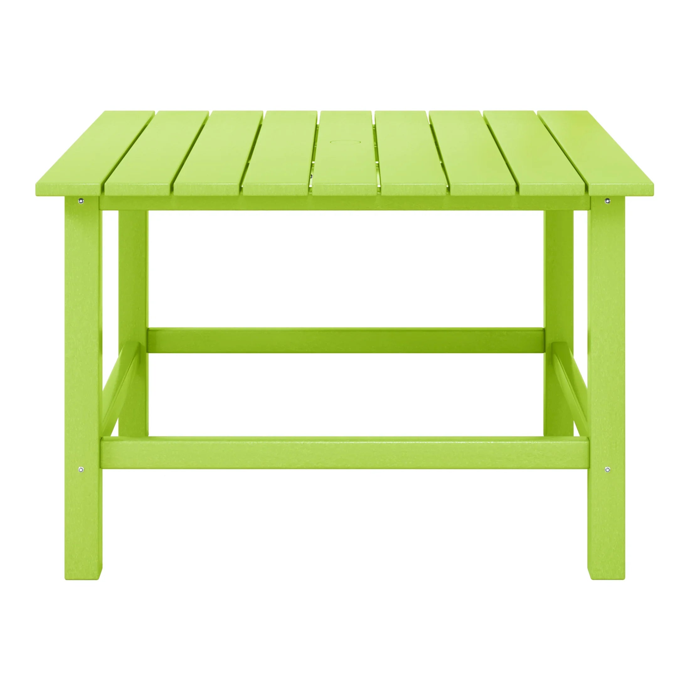 Paradise Kids Outdoor Patio Furniture HDPE 30" Wide Square Dining Table
