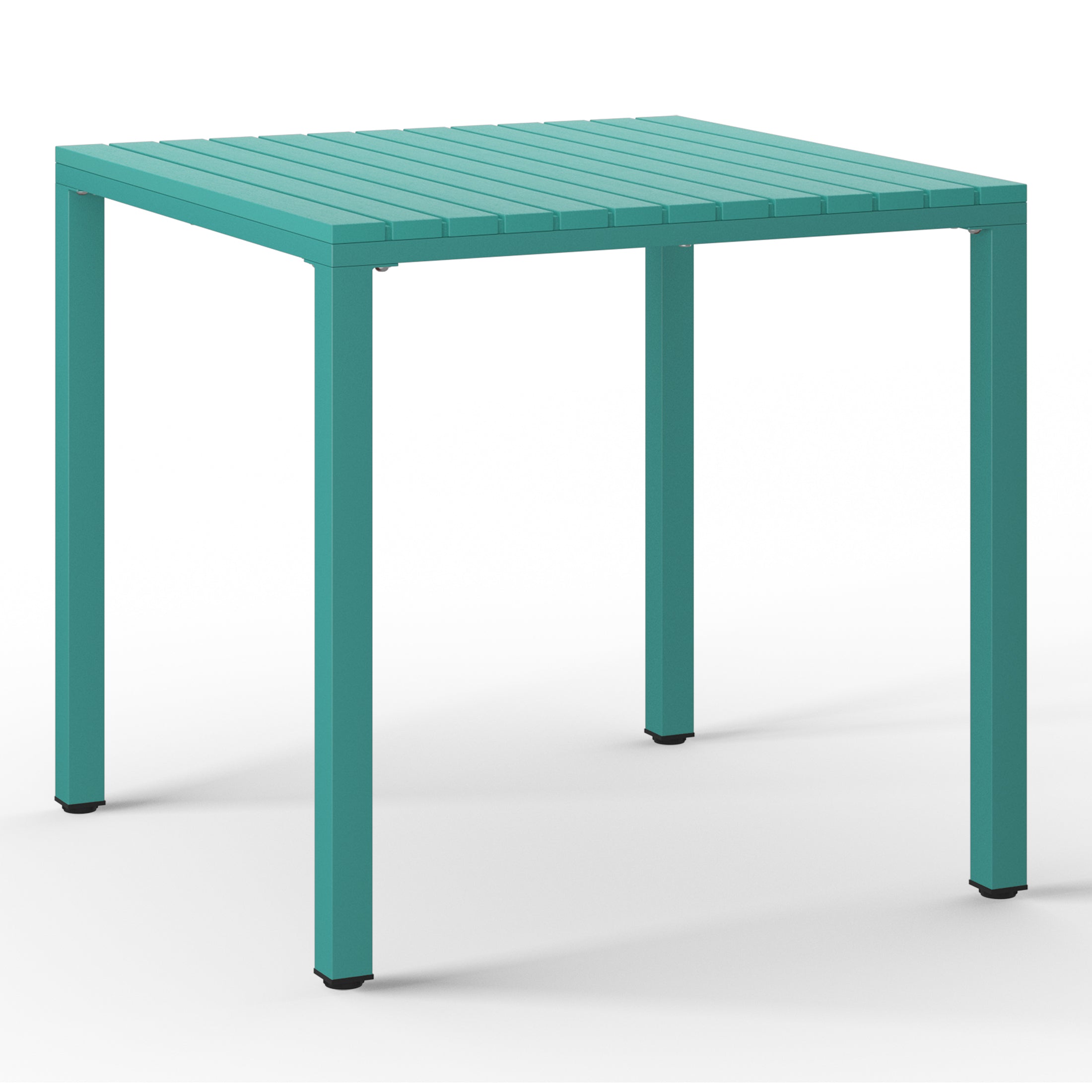 Sunshine 5-Piece Outdoor Patio Metal Frame Dining Table Set with Stackable Patio Dining Chairs