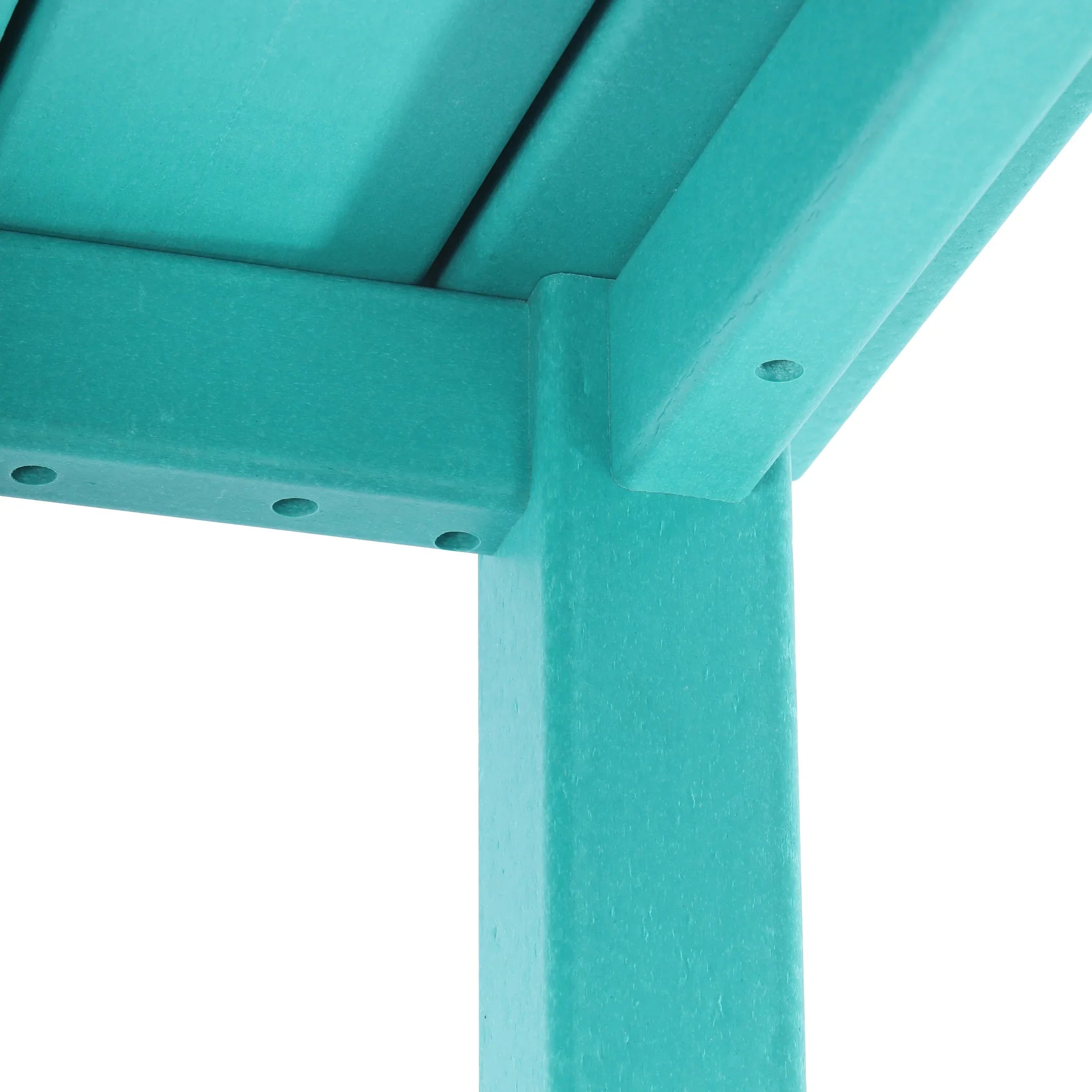 Paradise Low Outdoor HDPE Square Patio Coffee Table