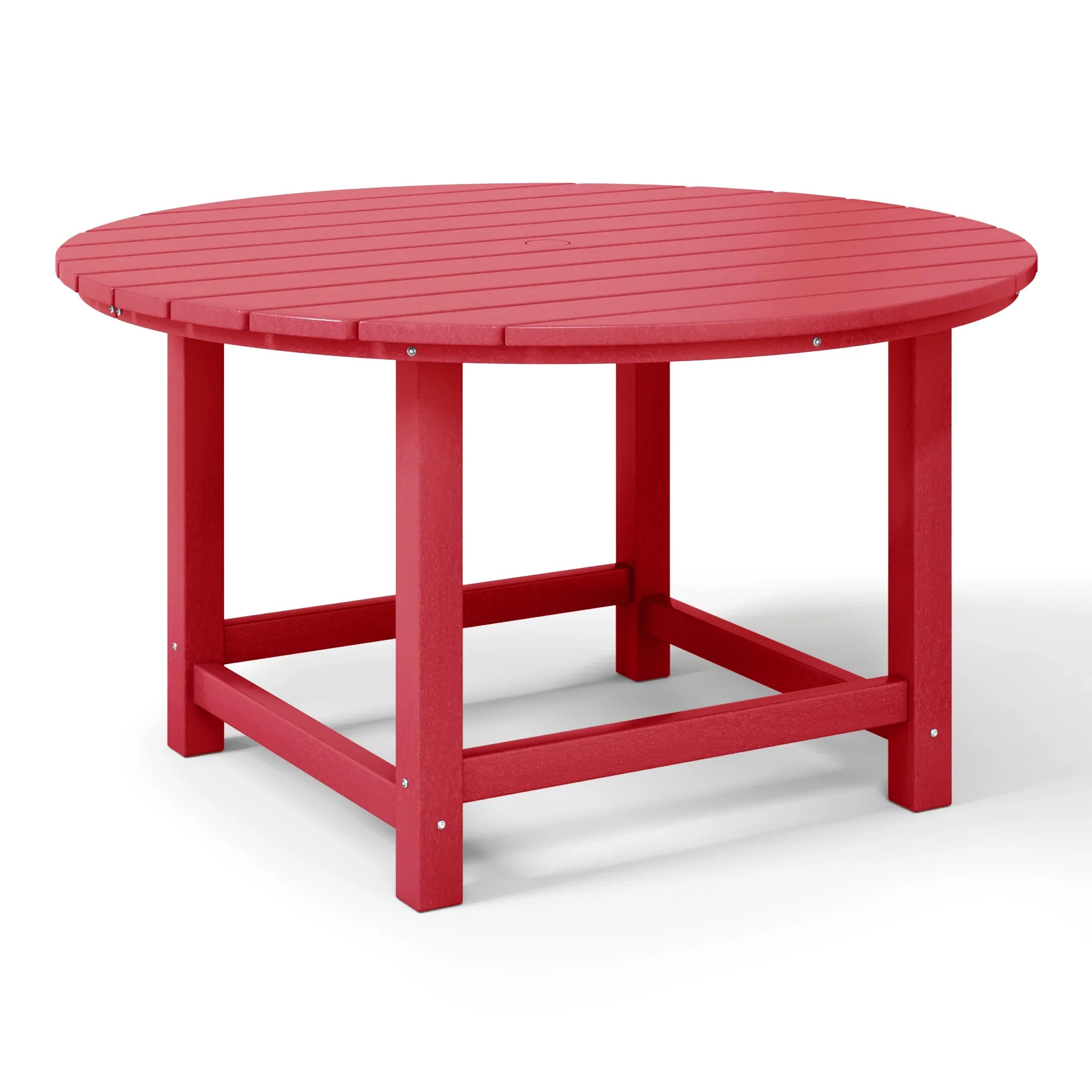 Paradise Kids Outdoor Patio Furniture HDPE 38" Wide Round Dining Table