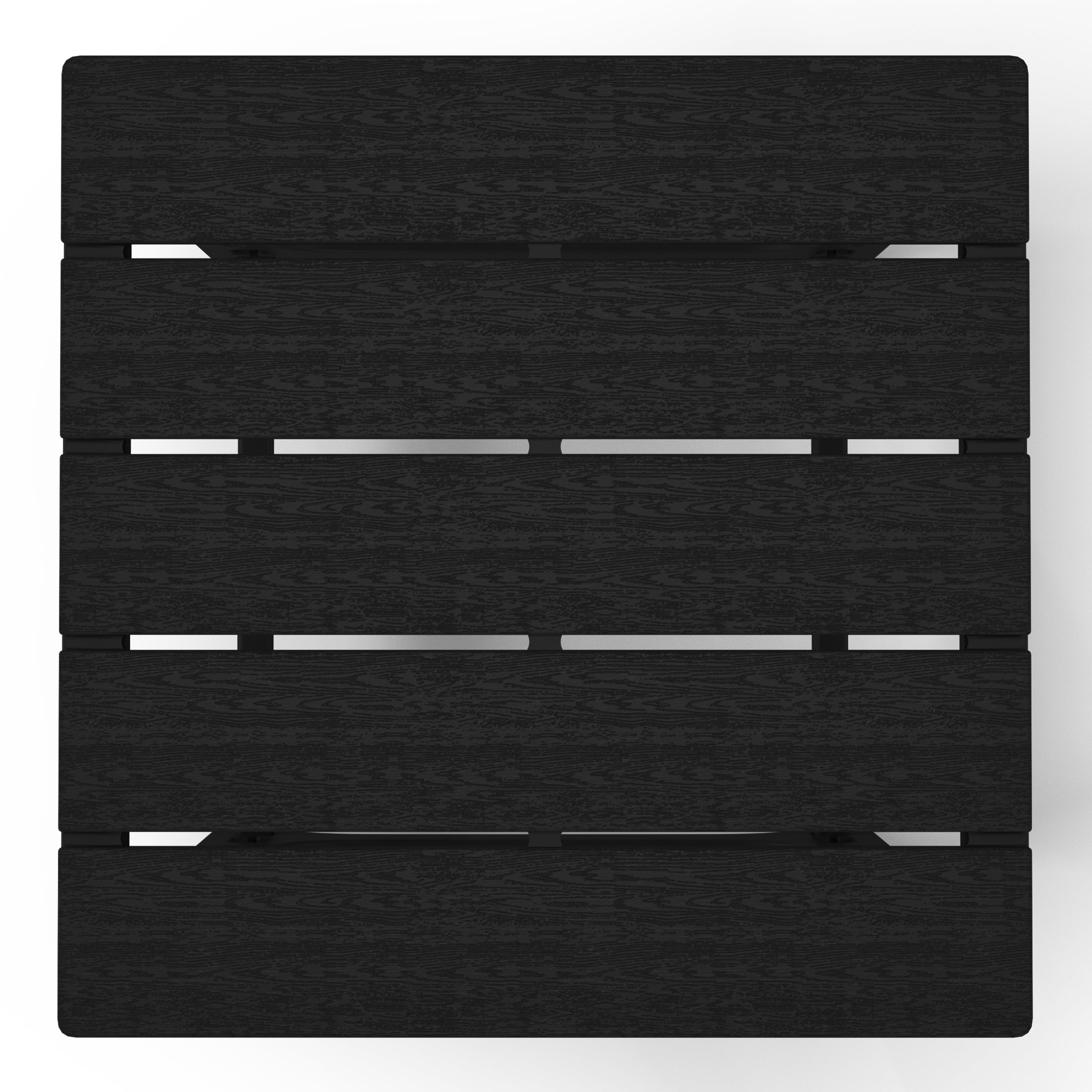 Cayman Outdoor 18" HDPE Square Adirondack Patio Side Table