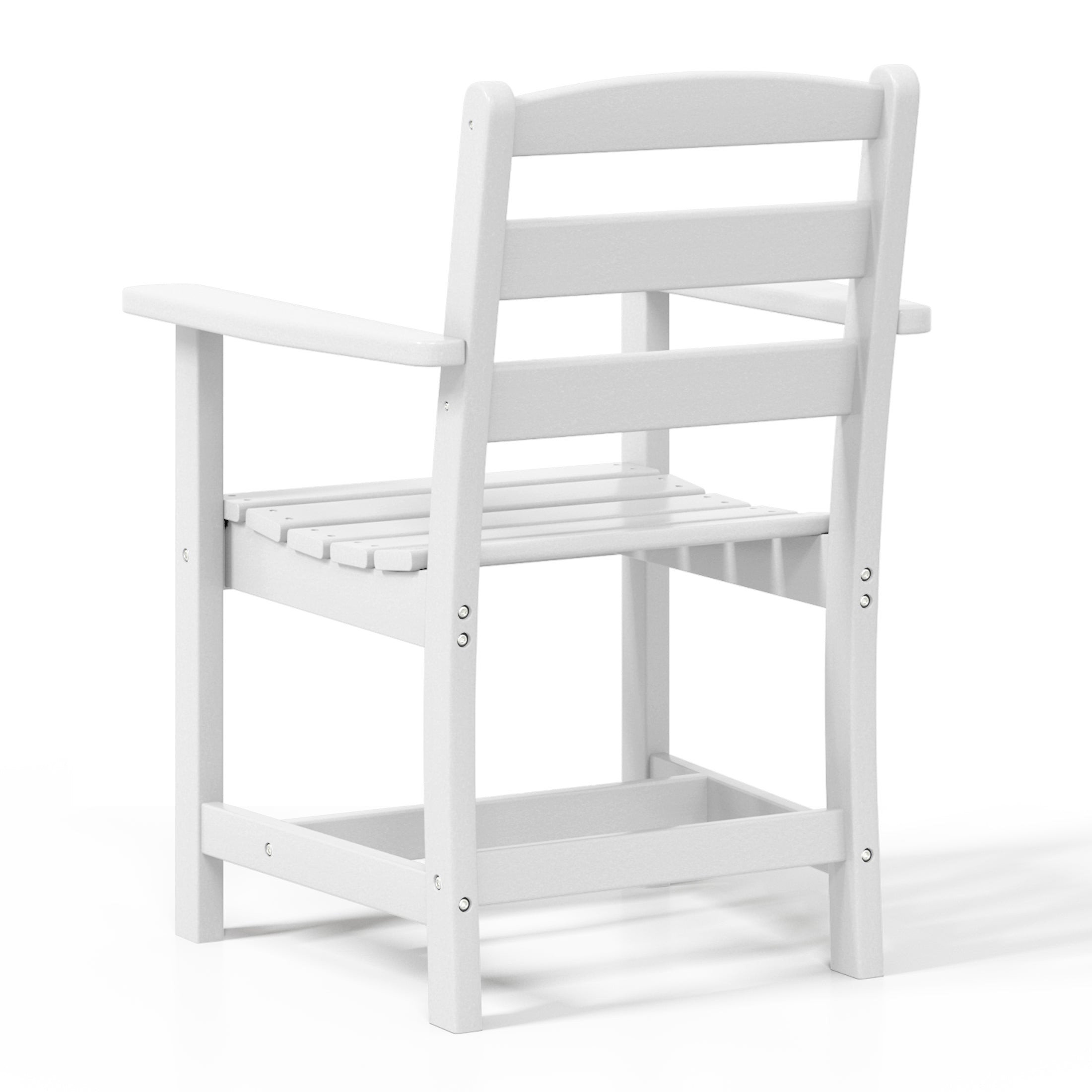 Palms Outdoor HDPE Patio Classic Dining Arm Chair