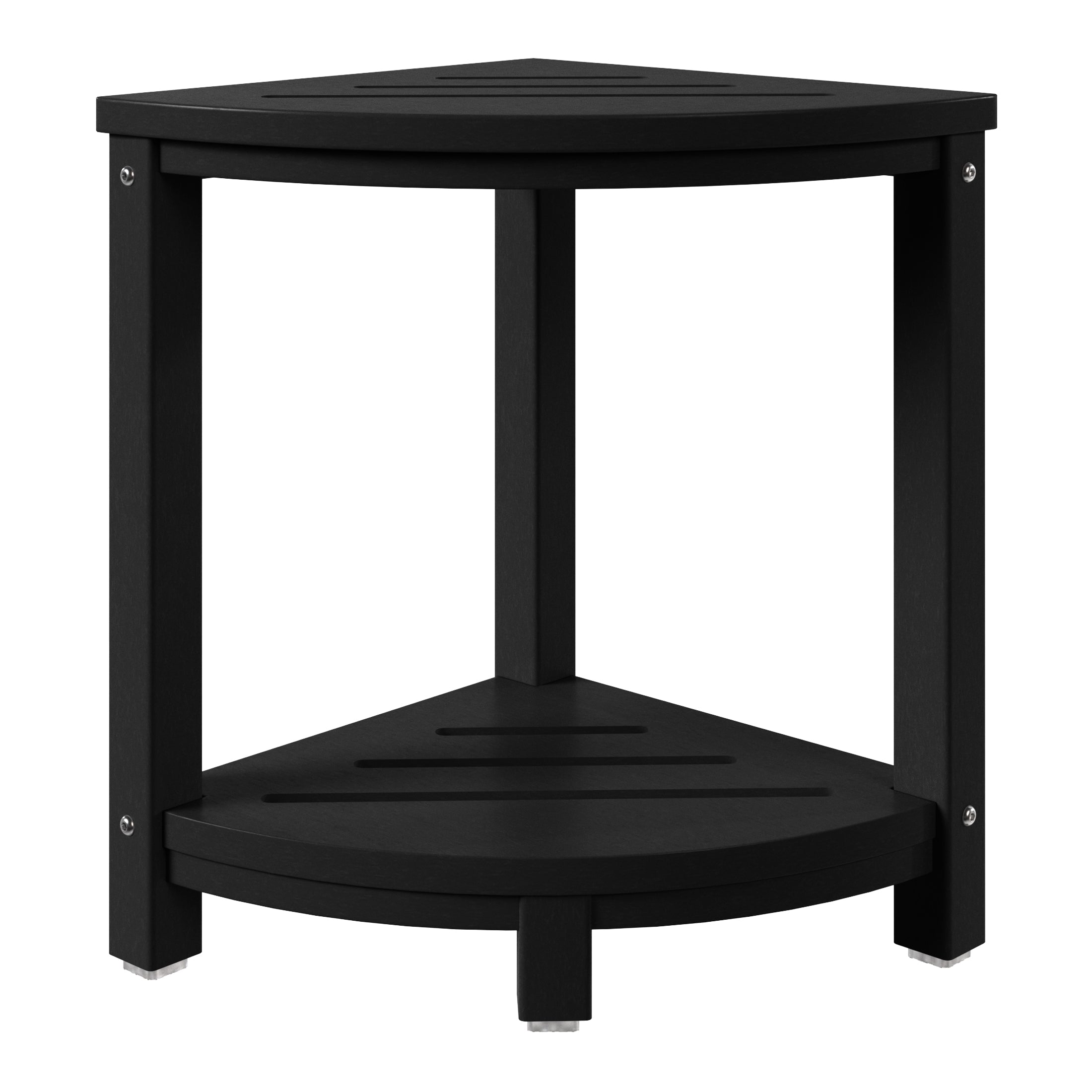 Ventura HDPE Plastic Waterproof Shower Corner Bench