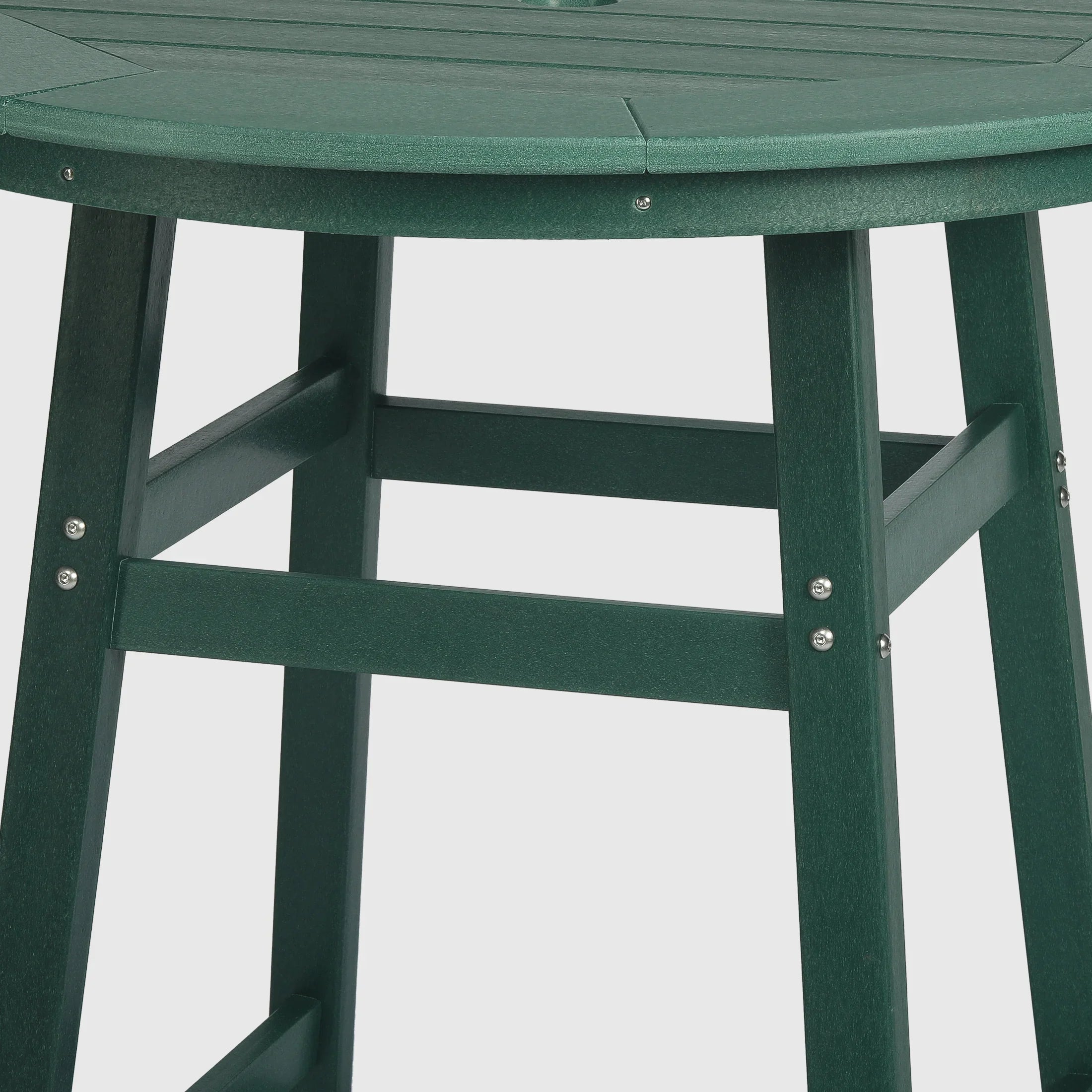 Paradise Outdoor 35" HDPE Round Patio Bar Height Table