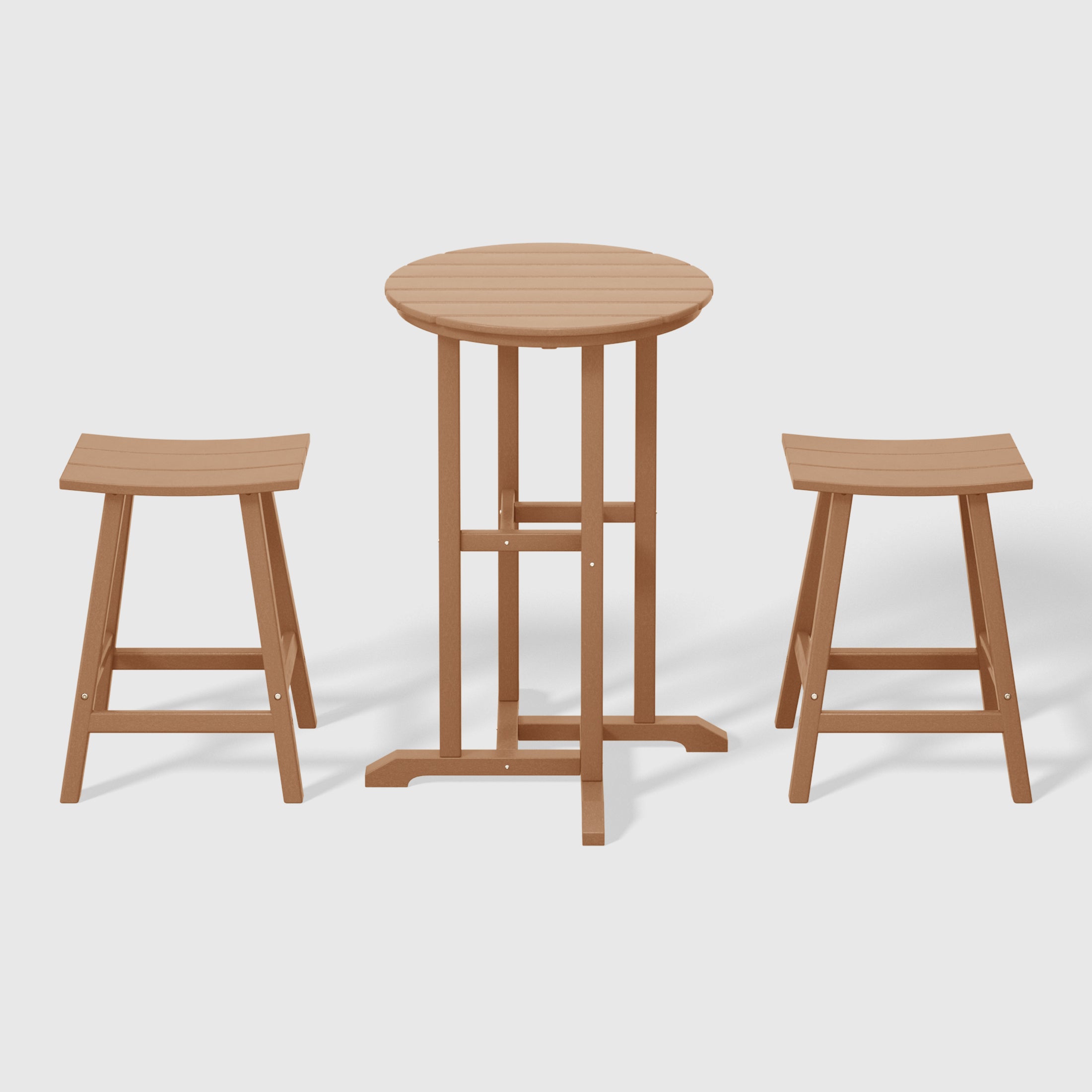 Paradise Outdoor Patio Counter Height Bar Stools Bistro Bar Table Set