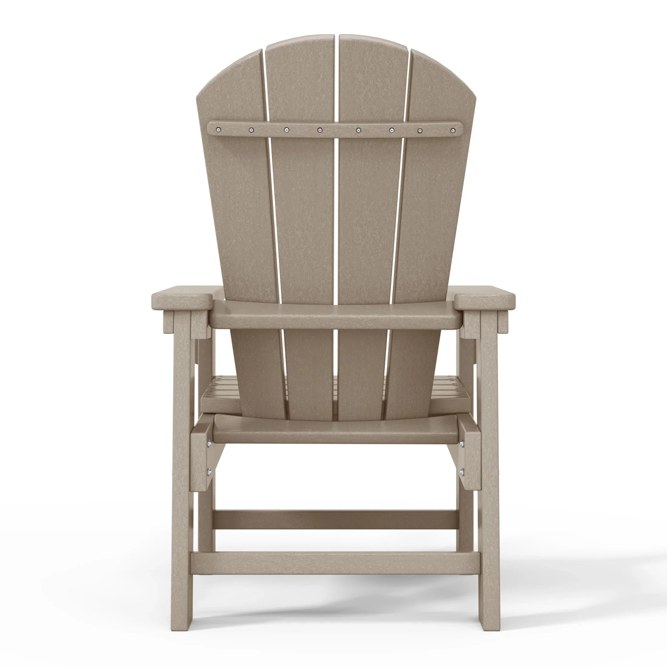 Paradise Kids Outdoor HDPE Adirondack Plastic Patio Chair