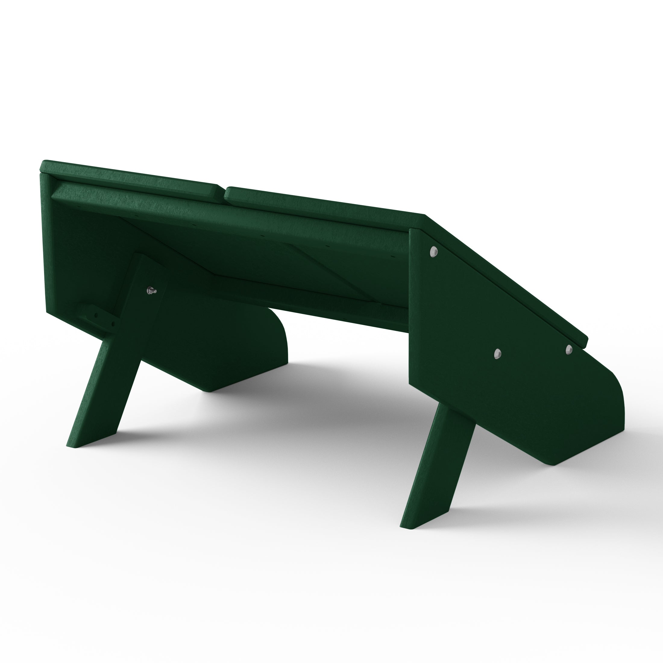 Seaview Modern HDPE Plastic Folding Patio Adirondack Ottoman