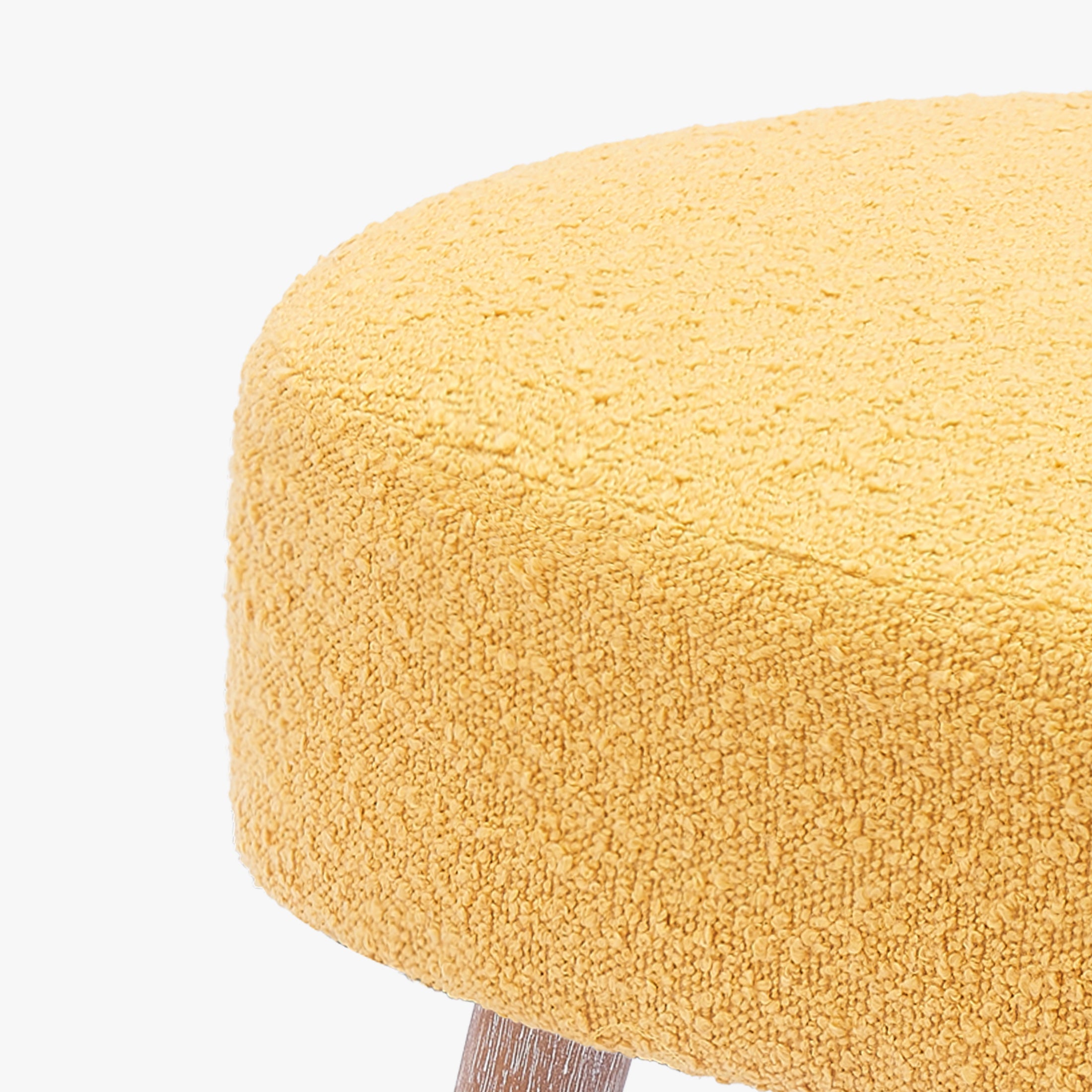 Amélie 21" Wide Square Upholstered Cushion Ottoman Foot Stool