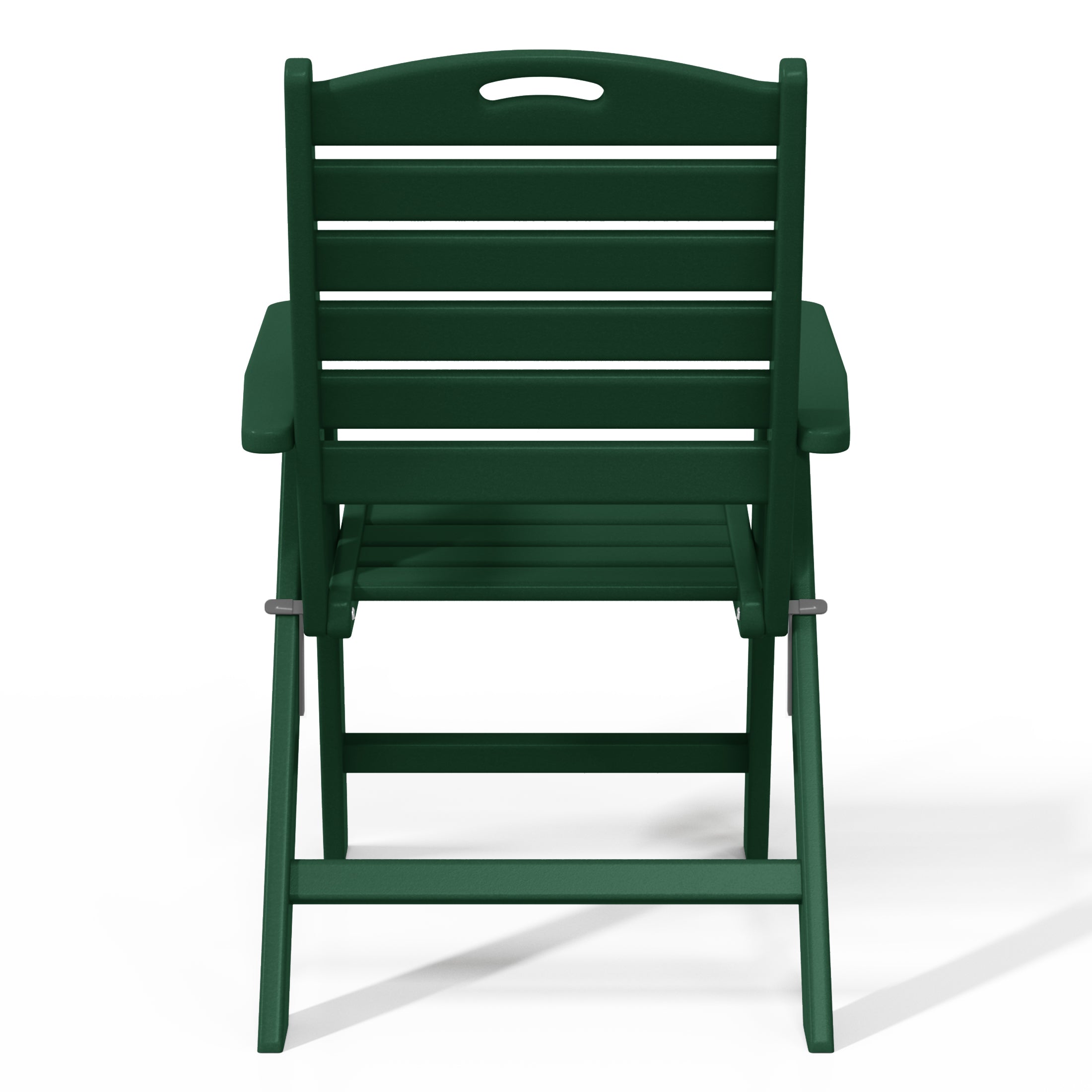 Paradise 7-Piece HDPE Rectangular Patio Dining Table Set with Foldable Chairs