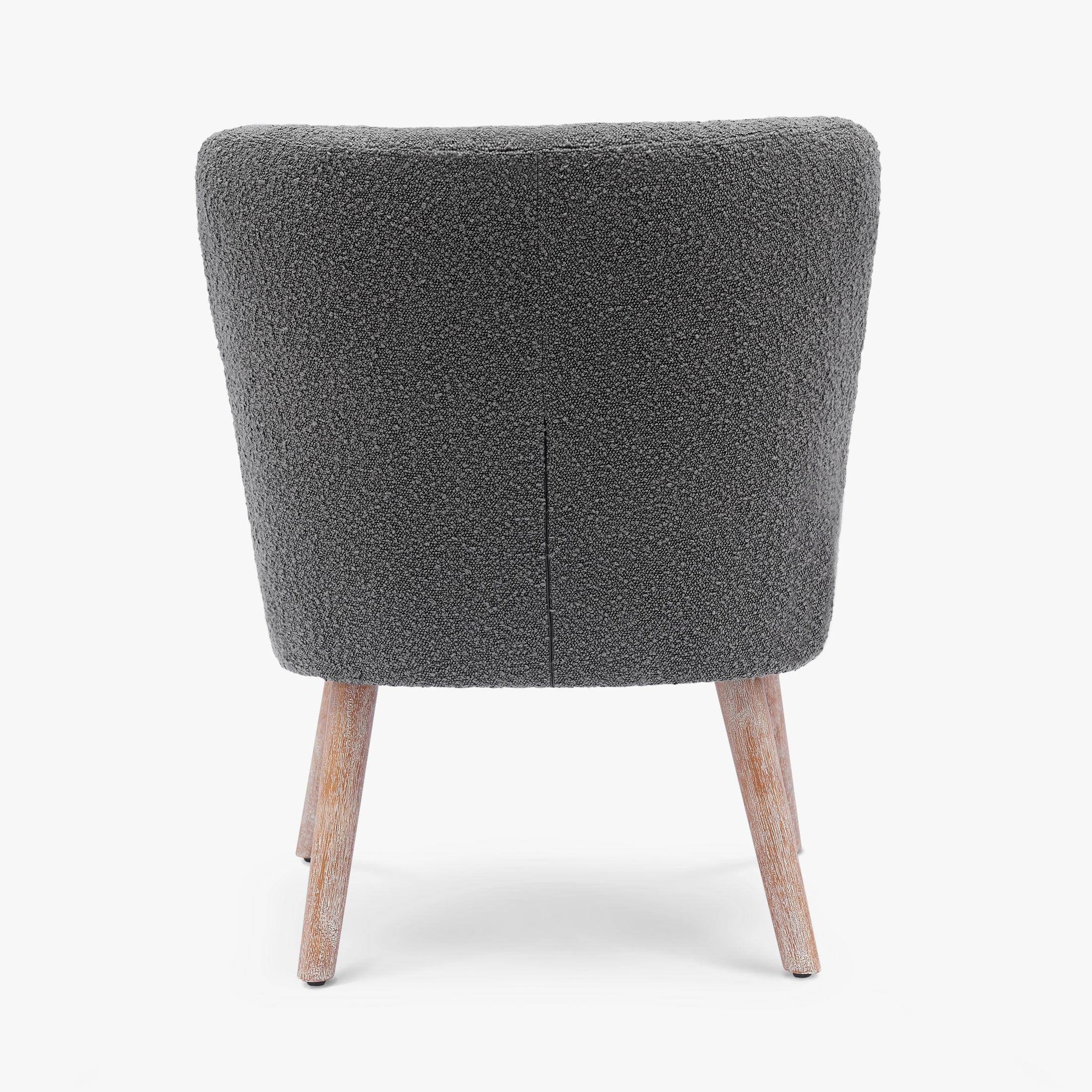 Amélie 25" Wide Upholstered Boucle Accent Chairs Set of Two