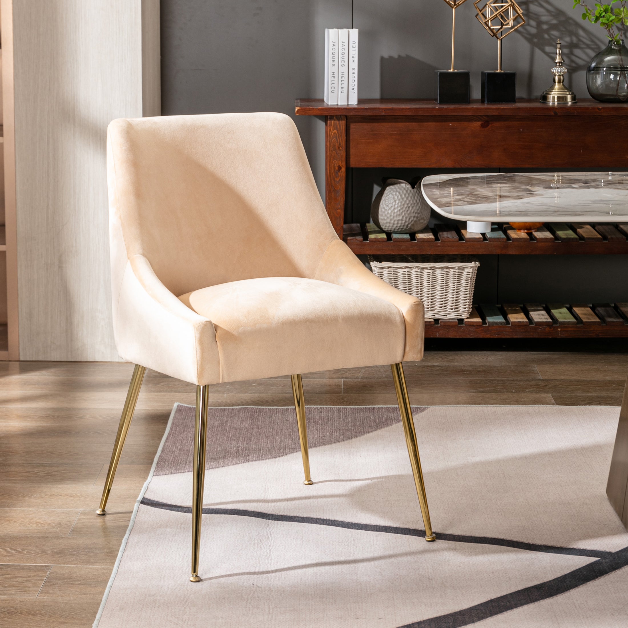 Makala Upholstered Velvet Accent Chair