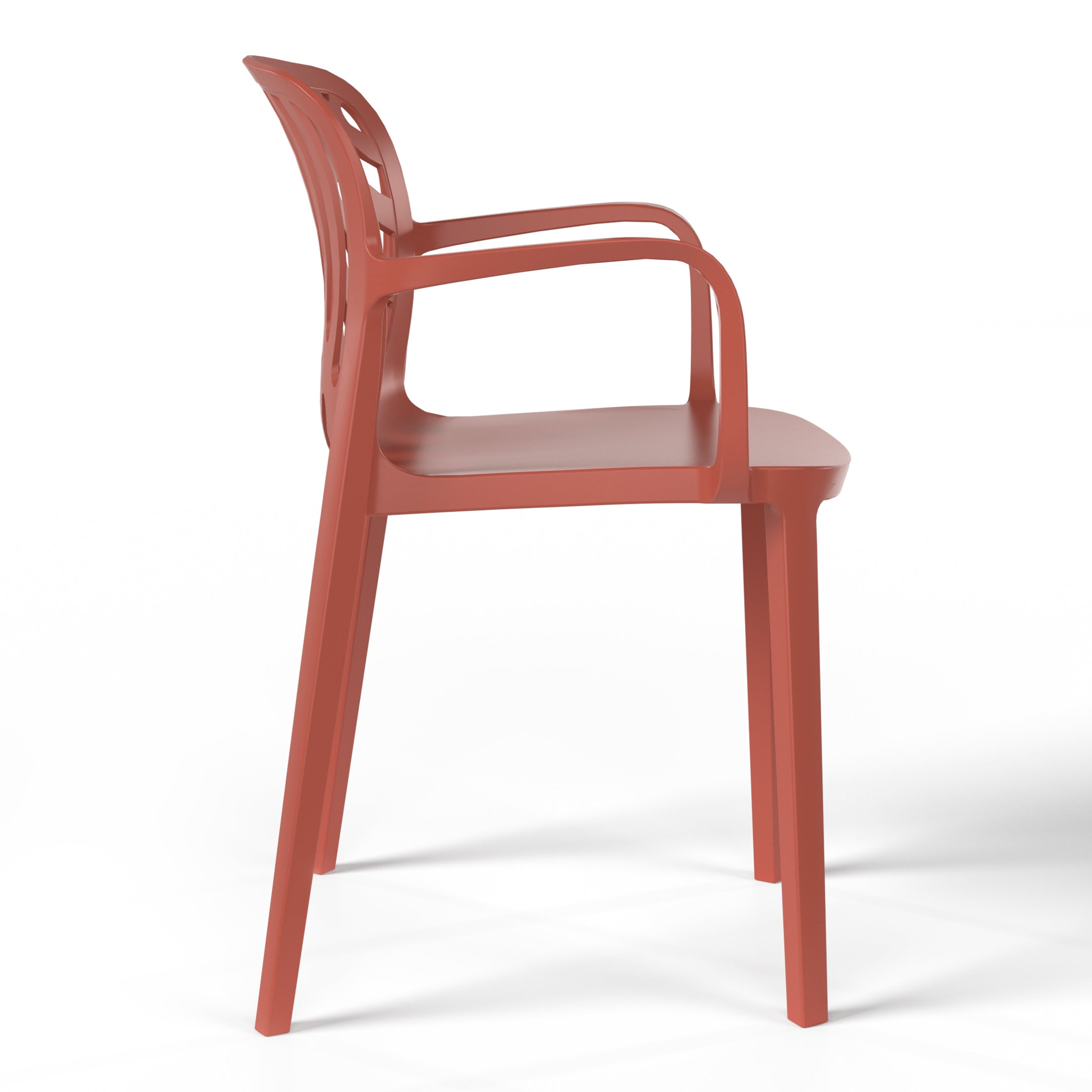 Sunshine 5-Piece Outdoor Square Dining Table Patio Set with Stackable Patio Dining Chairs