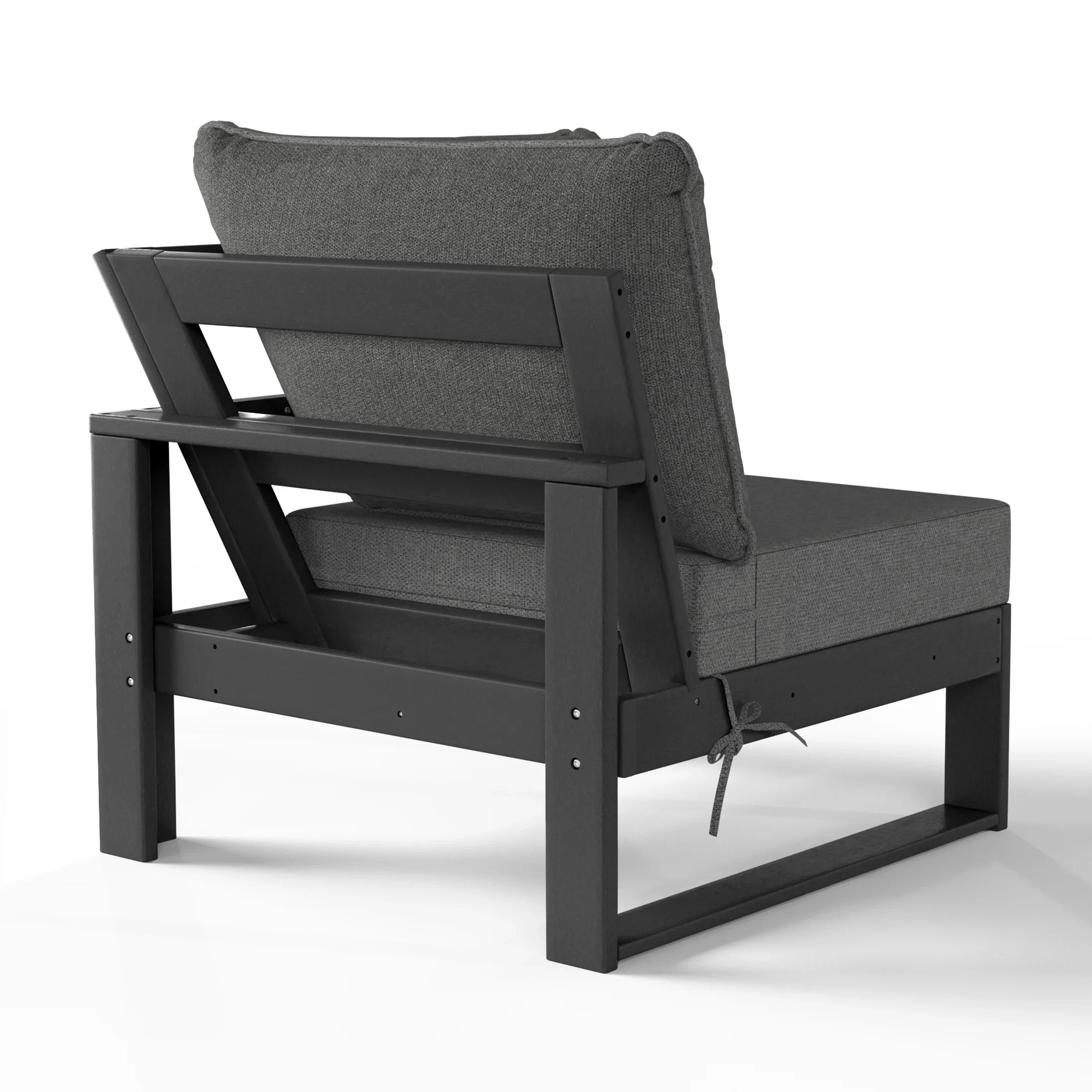 Rockaway Outdoor HDPE Sectional Corner Sofa Seat with Water-Proof Cushions