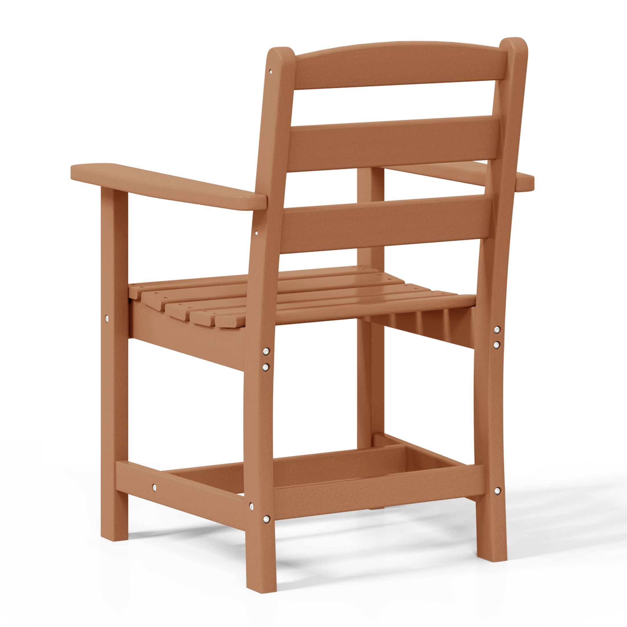 Palms Outdoor HDPE Patio Classic Dining Arm Chair