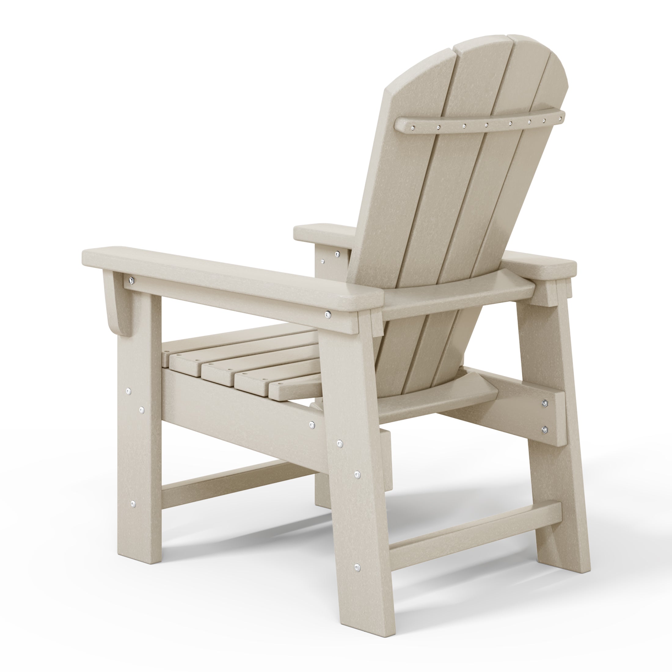 Paradise Kids Outdoor Adirondack Plastic Patio Chair (Set of 2)