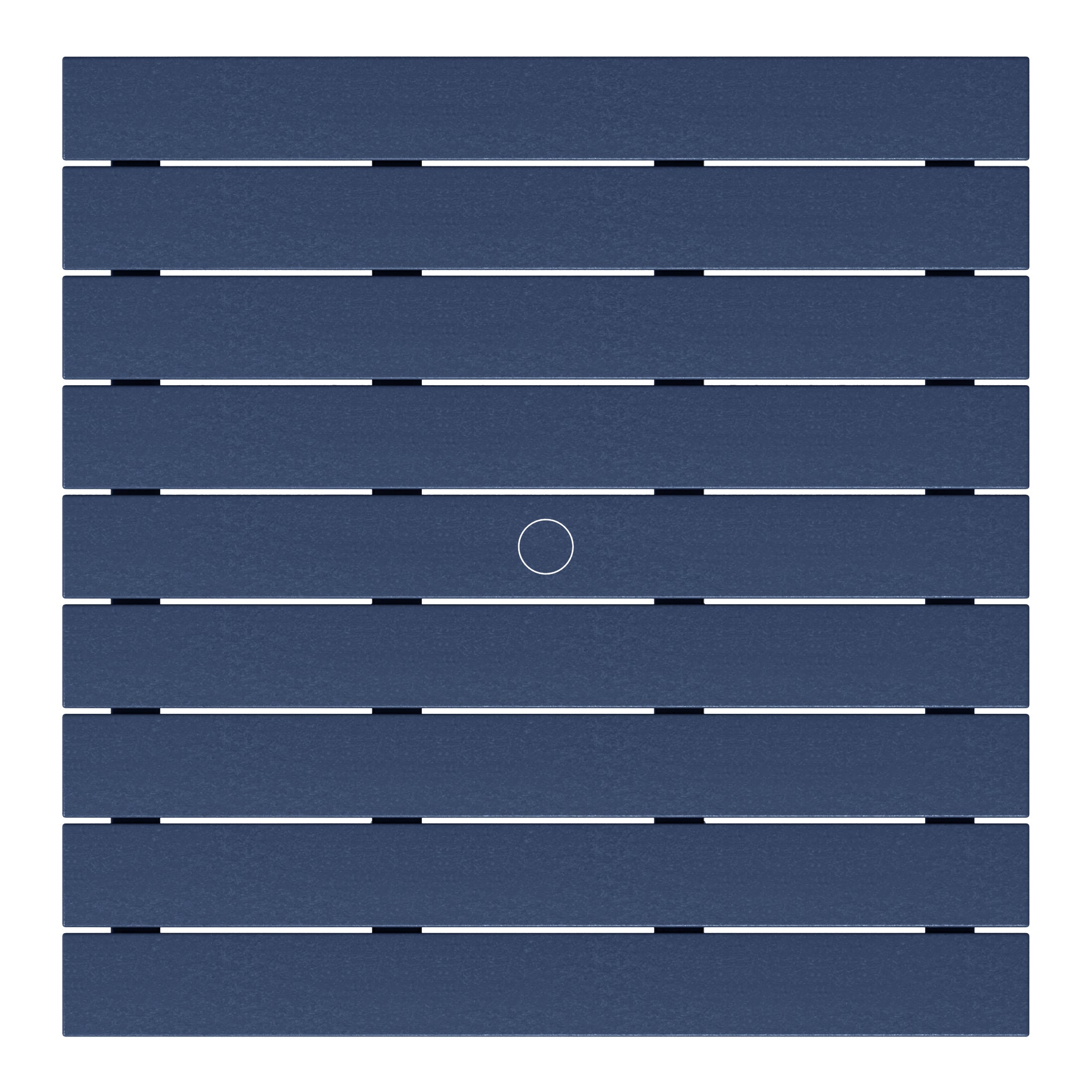 Paradise Kids 5-Piece HDPE Outdoor Square Patio Dining Table and Chairs Set