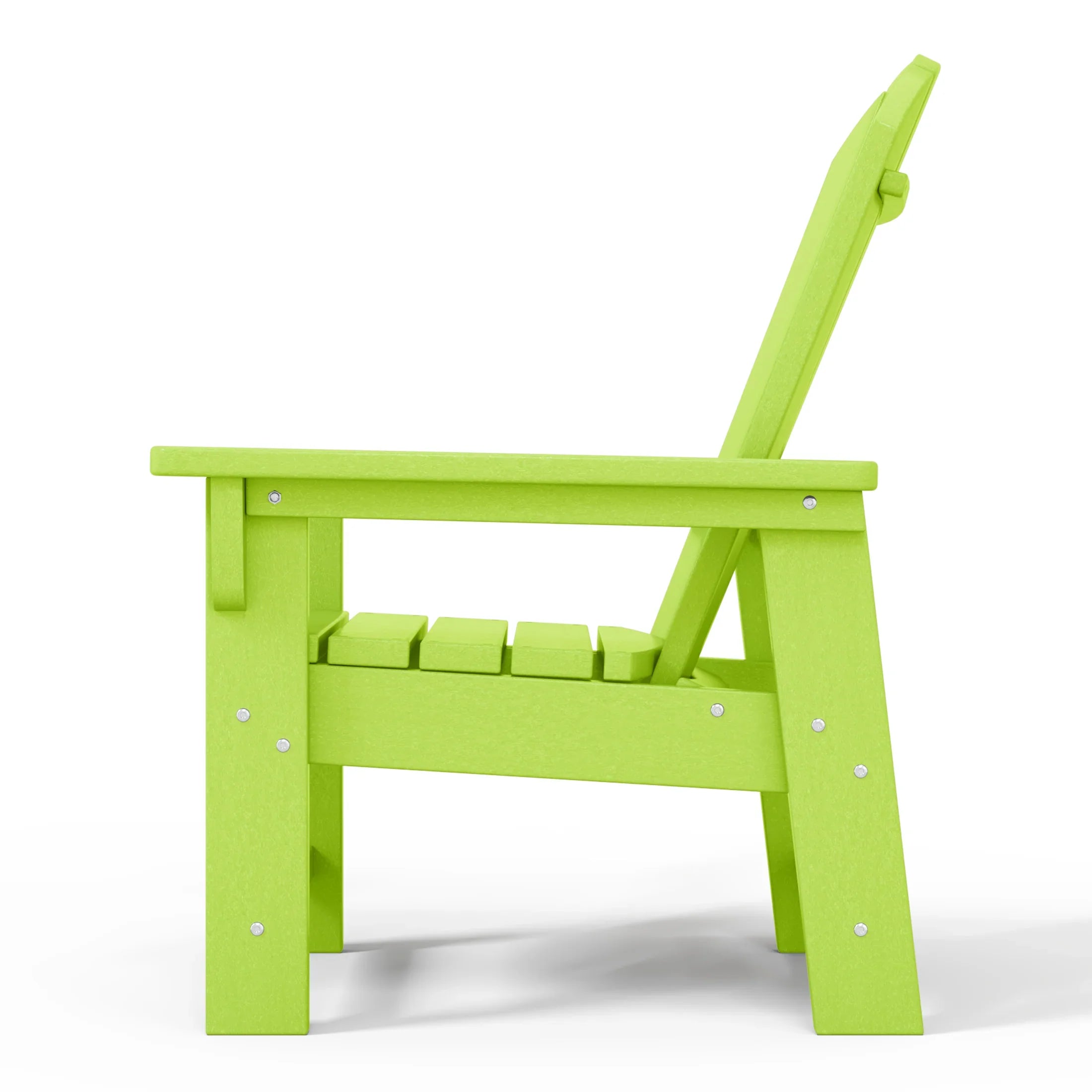 Paradise Kids Outdoor Adirondack Plastic Patio Chair (Set of 2)