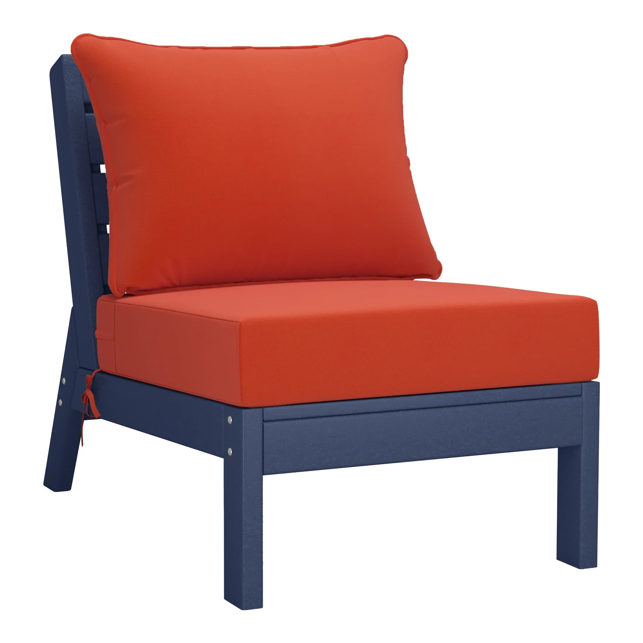Portsmouth Outdoor Patio HDPE Sectional Sofa with Patio Cushions
