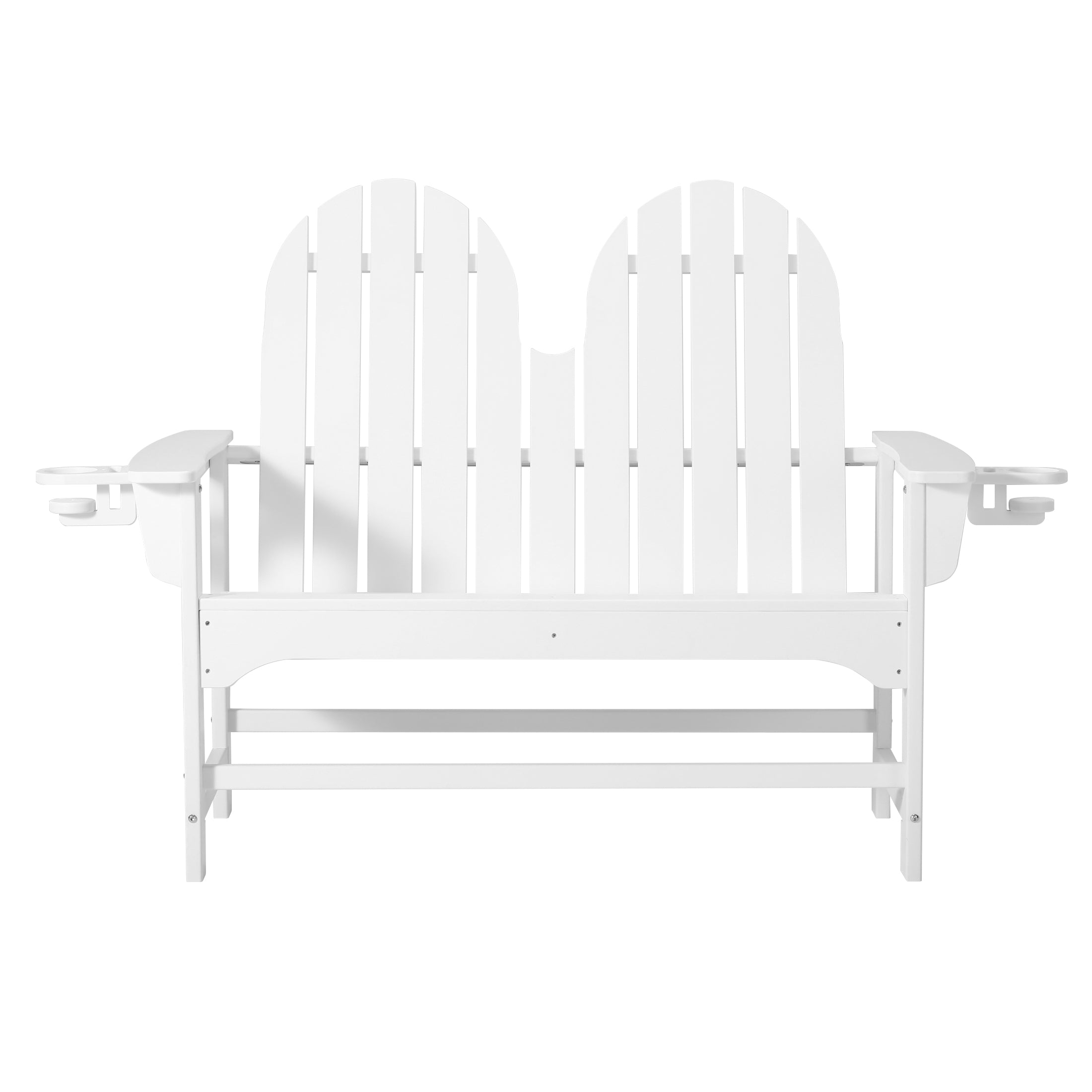 Savannah Outdoor Patio 49" HDPE Adirondack Garden Bench