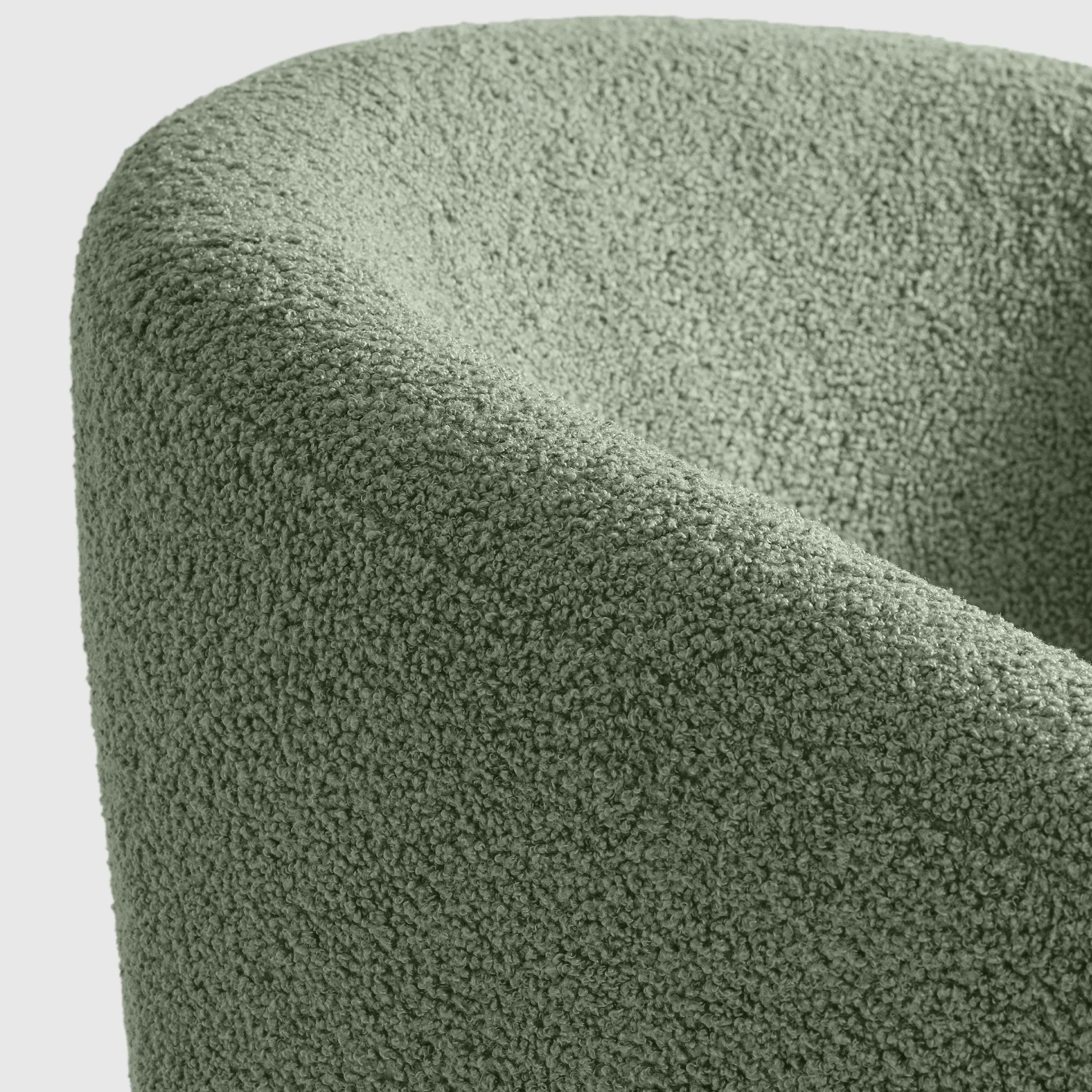 Celine 29" Wide Mid Century Modern Club Barrel Accent Armchair, Set of Two