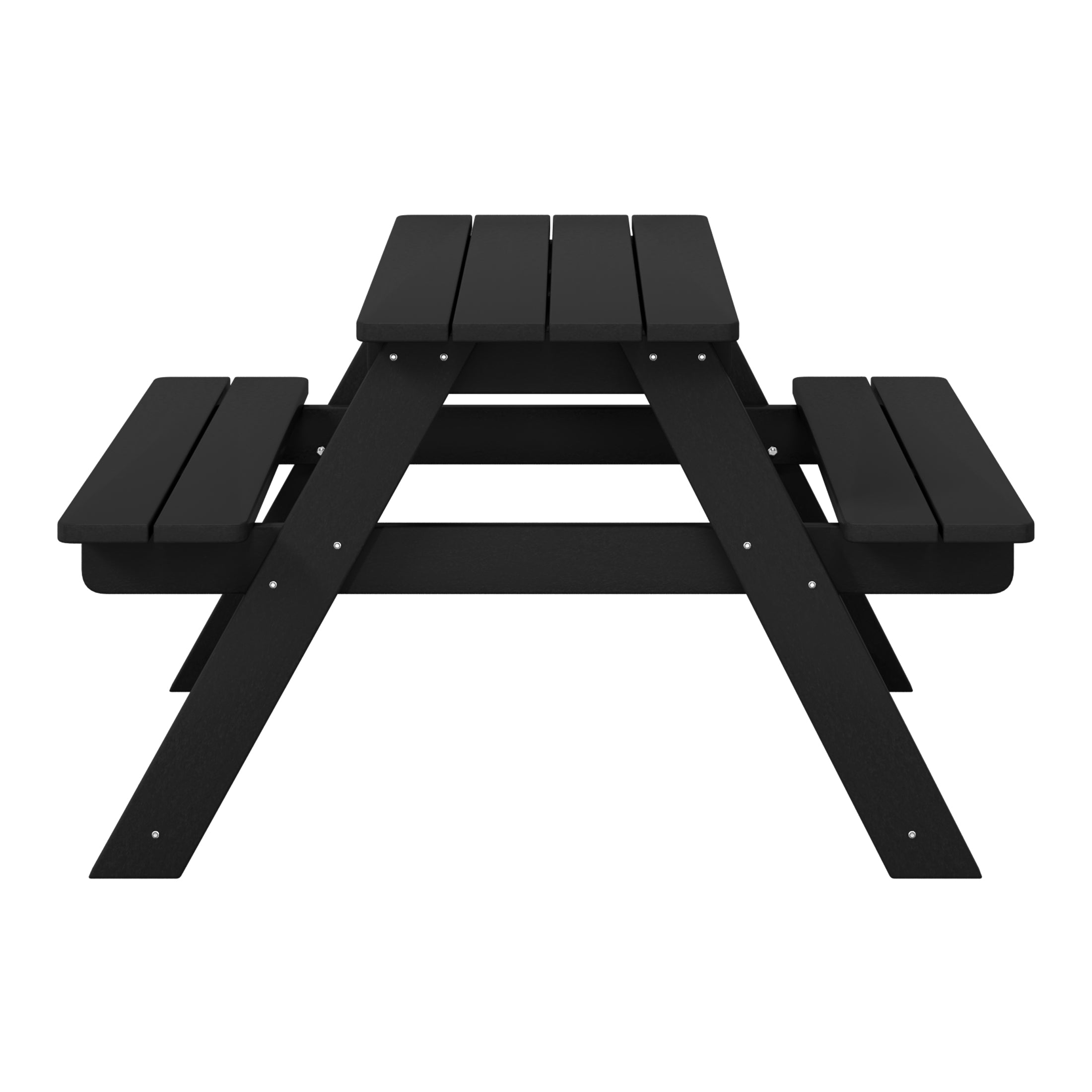 Paradise Outdoor Patio Kids HDPE Plastic Picnic Bench Table