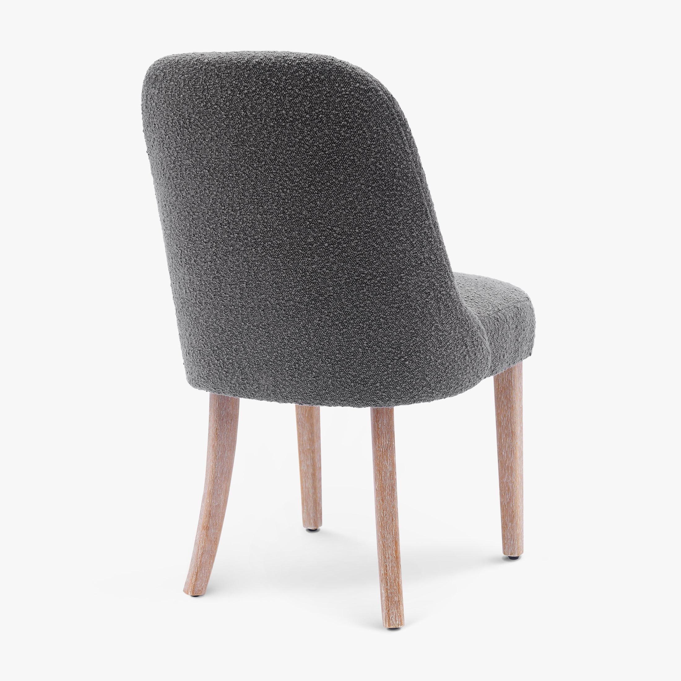 Amélie Mid-Century Modern Upholstered Boucle Dining Chair