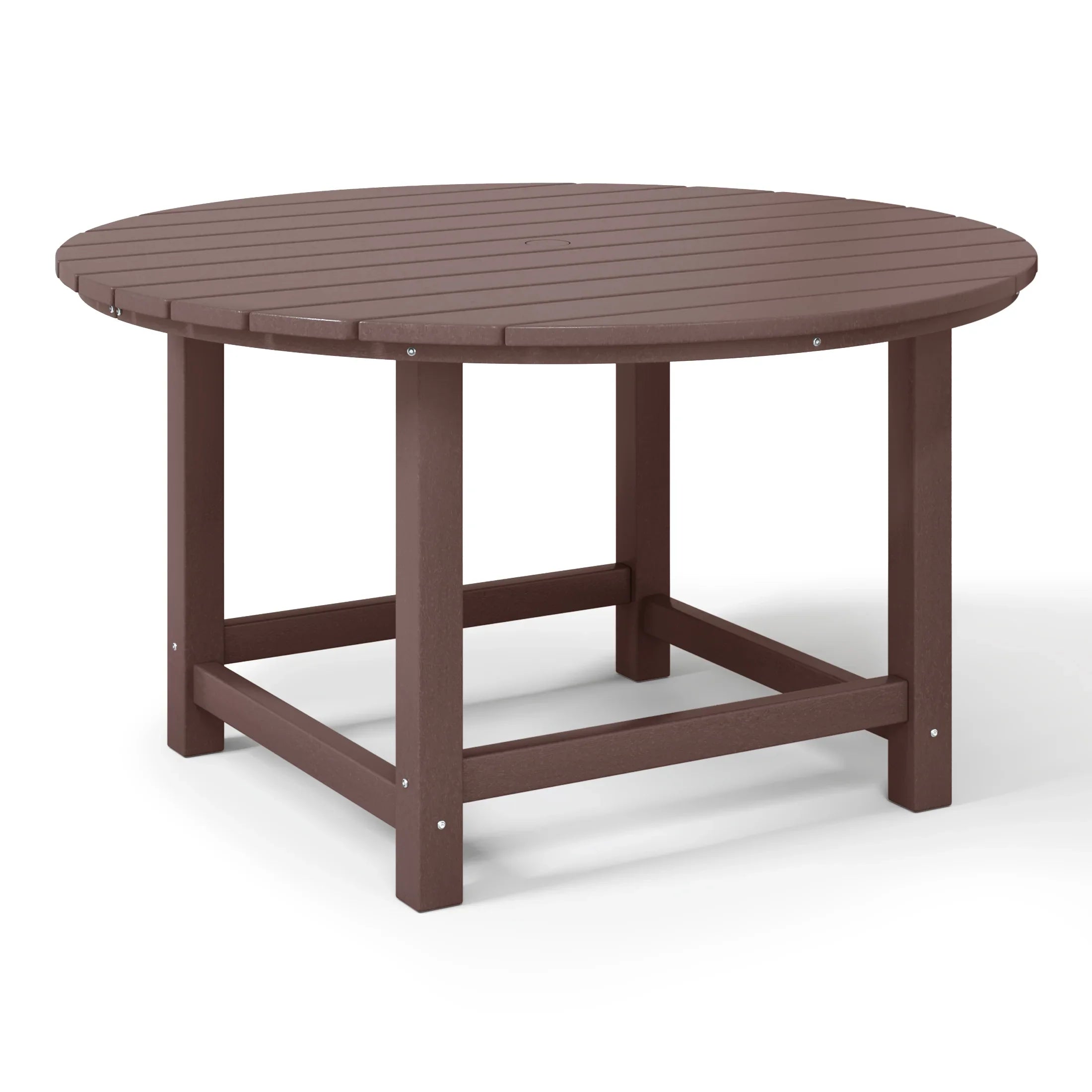 Paradise Kids Outdoor Patio Furniture HDPE 38" Wide Round Dining Table