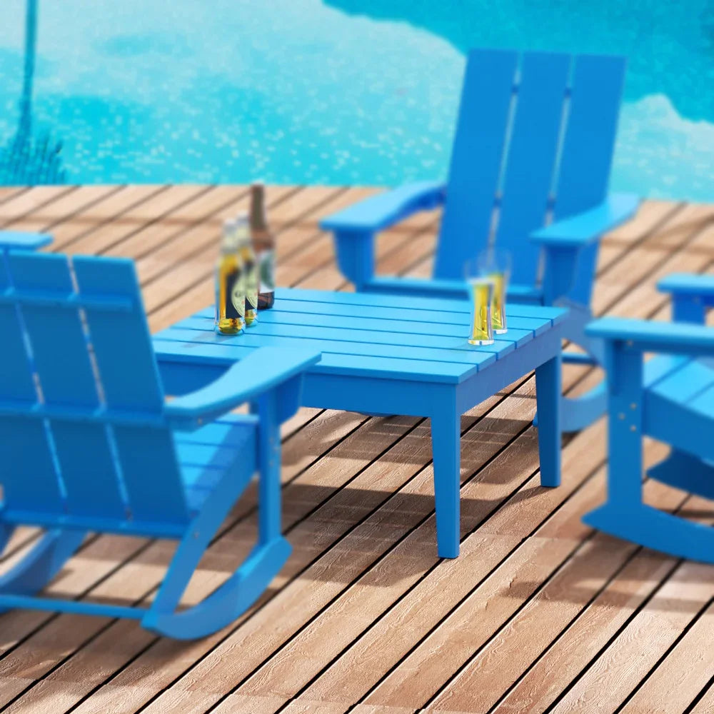 Palms Outdoor Patio Modern Adirondack Conversation Table