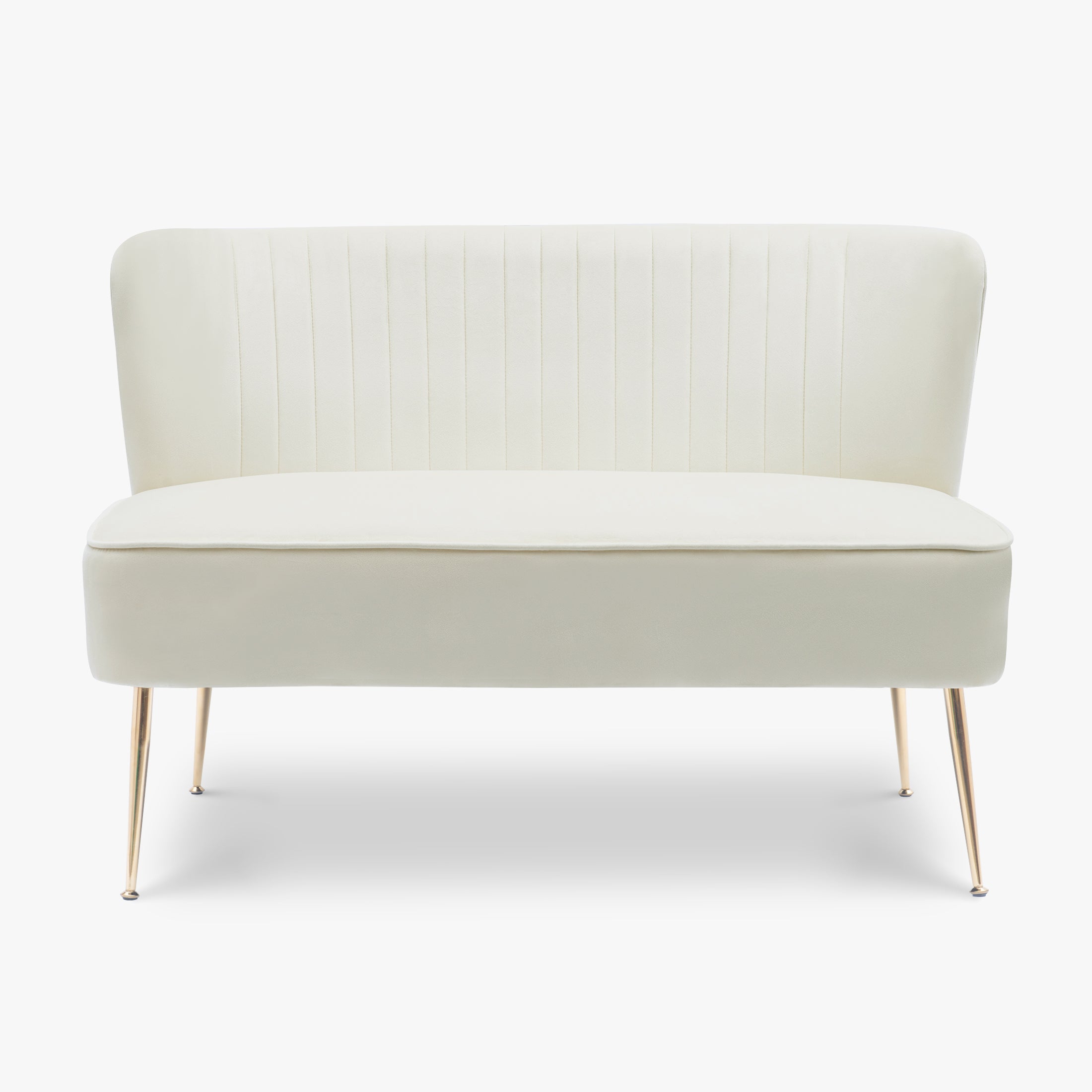 Alaia Mid Century Modern Tufted Velvet Loveseat Sofa and 25" Accent Chair 3-Piece Set