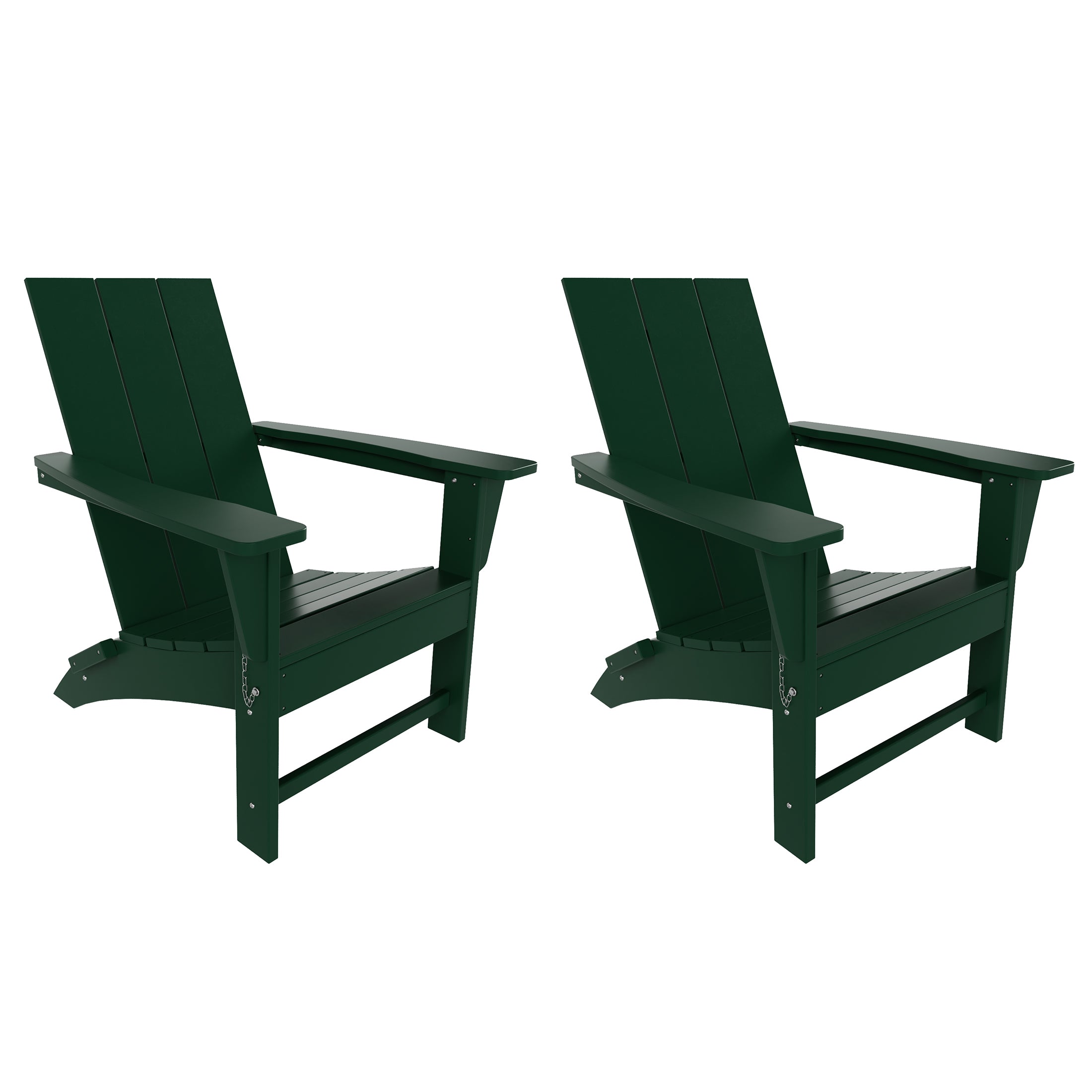 Palms Modern Outdoor Folding Adirondack Chair (Set of 2)