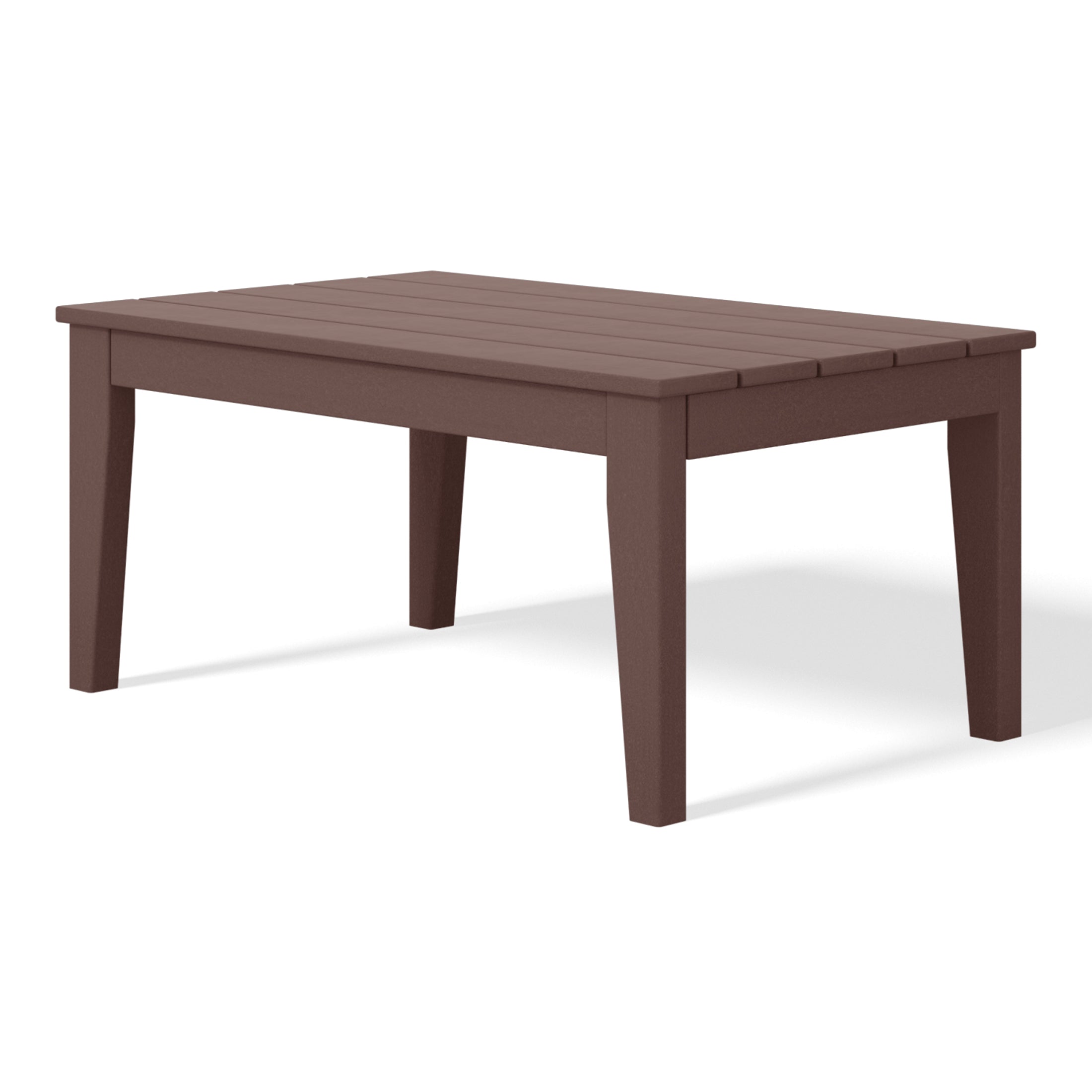 Paradise Low Outdoor HDPE Patio Rectangle Coffee Table