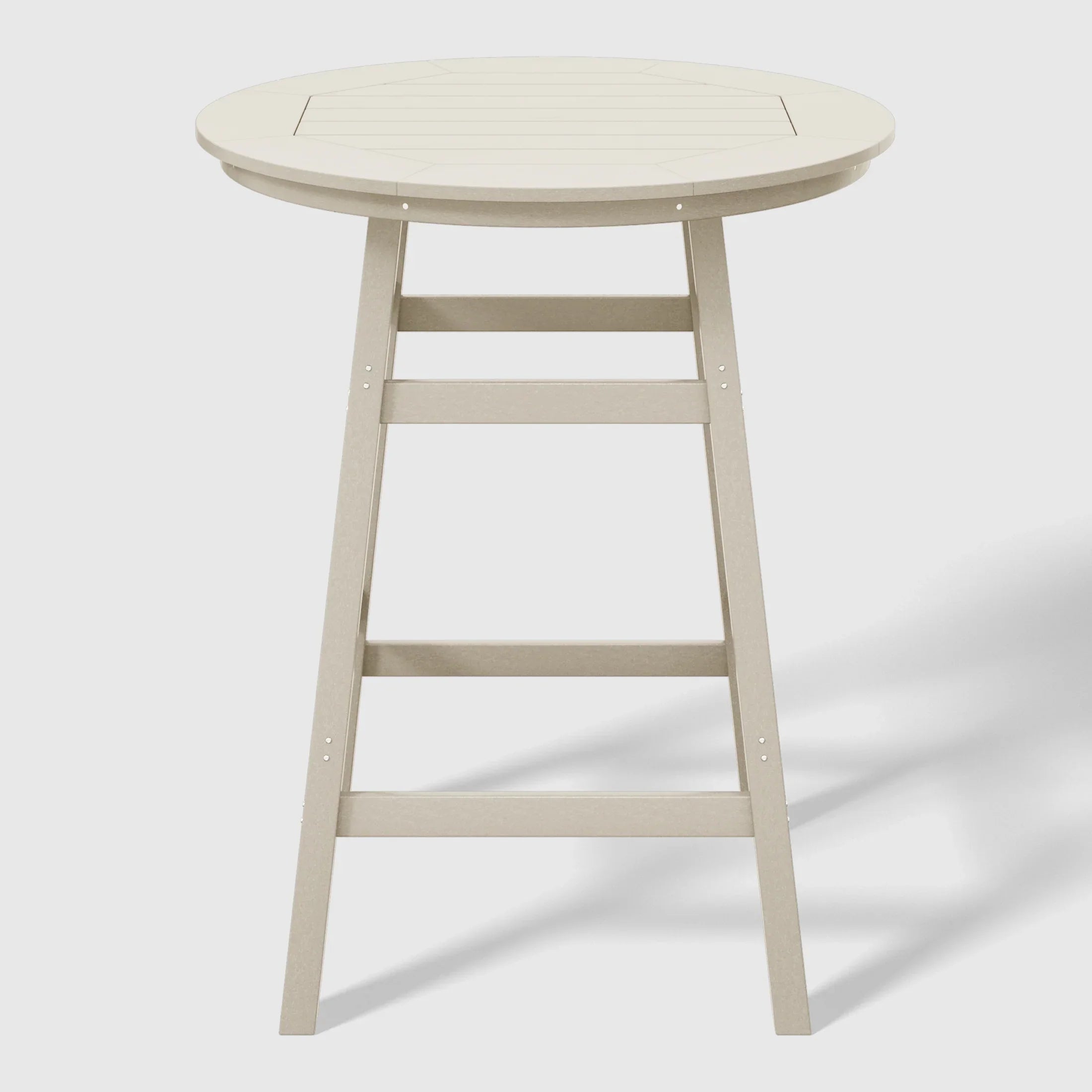 Paradise 5-Piece HDPE Outdoor Patio Dining Bar Bistro Table Set with Bar Stools