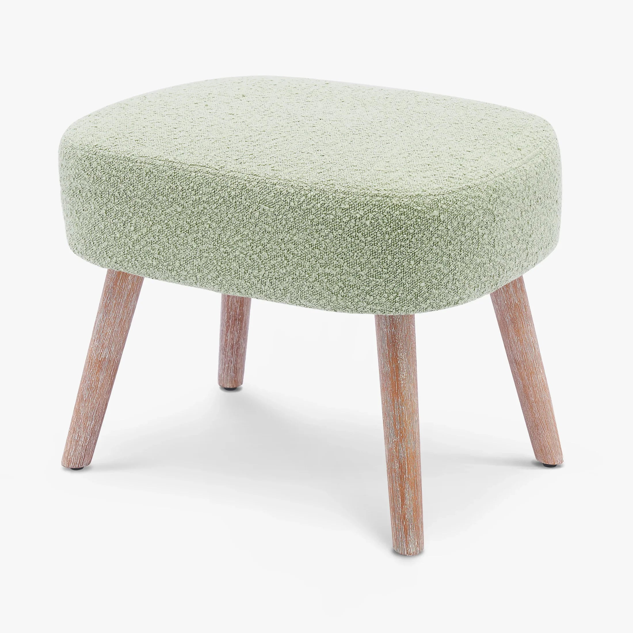 Amélie 21" Wide Square Upholstered Cushion Ottoman Foot Stool