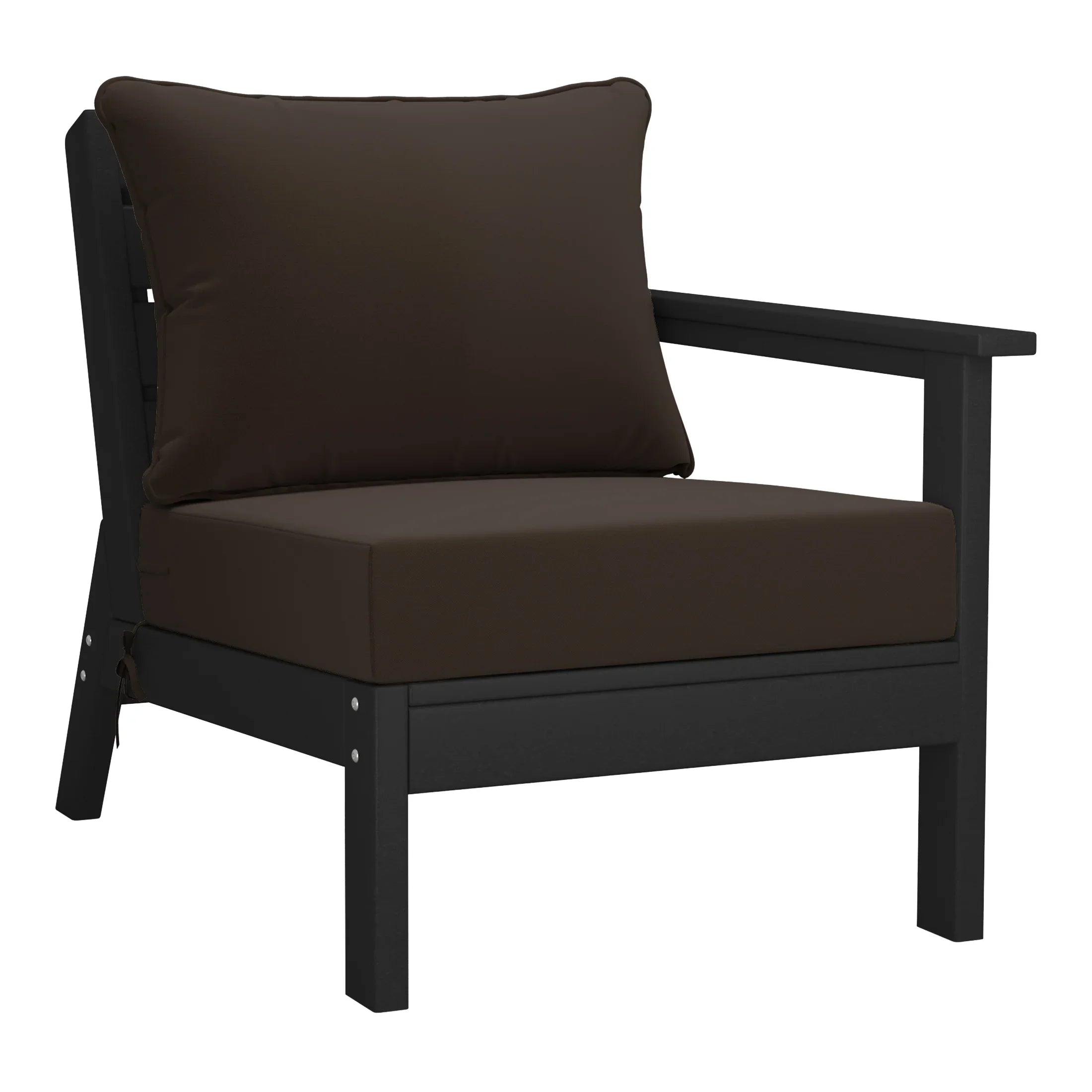 Portsmouth Outdoor Patio HDPE Sectional Sofa with Patio Cushions
