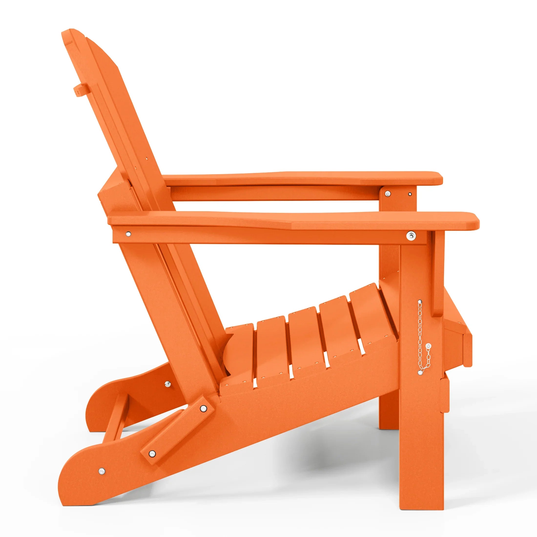 Paradise Outdoor Folding Poly Adirondack Chair (Set of 8)