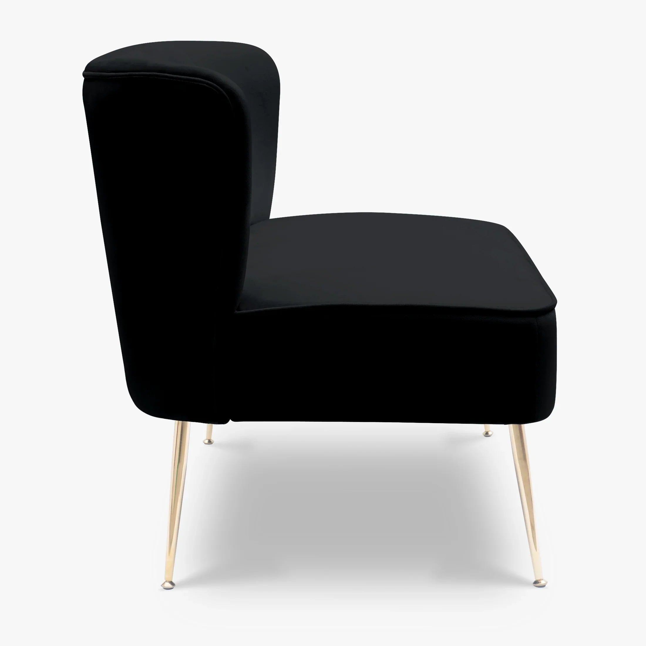 Alaia Mid Century Modern Tufted Velvet Loveseat Sofa and 25" Accent Chair 3-Piece Set