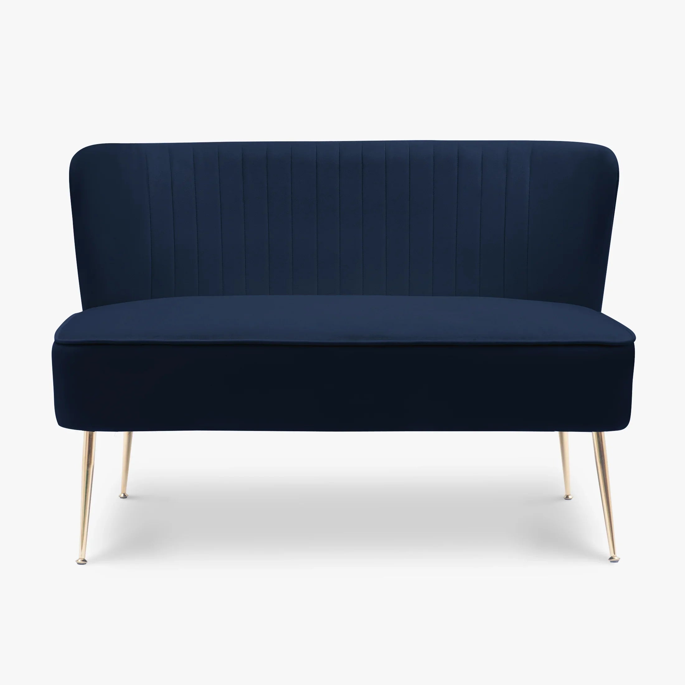 Alaia 46" Wide Upholstered Velvet Love Seat Sofa