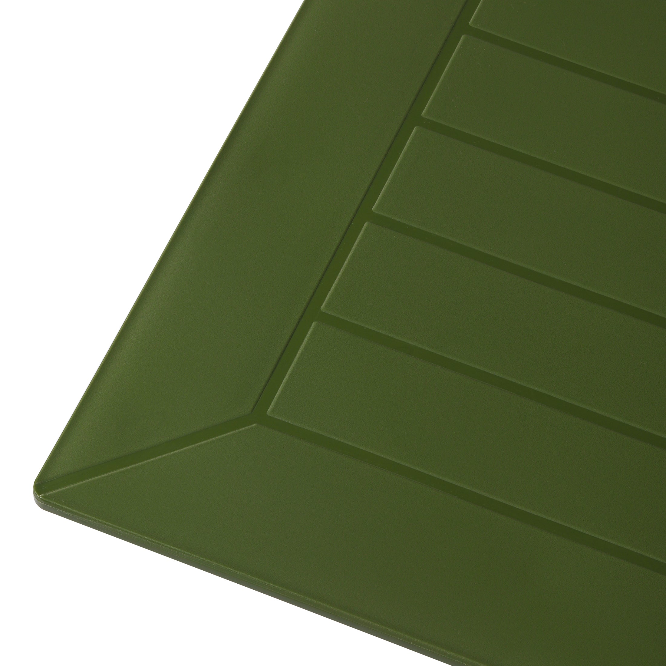 Sunshine 31.5" Square Outdoor Plastic Resin Patio Dining Table for 4