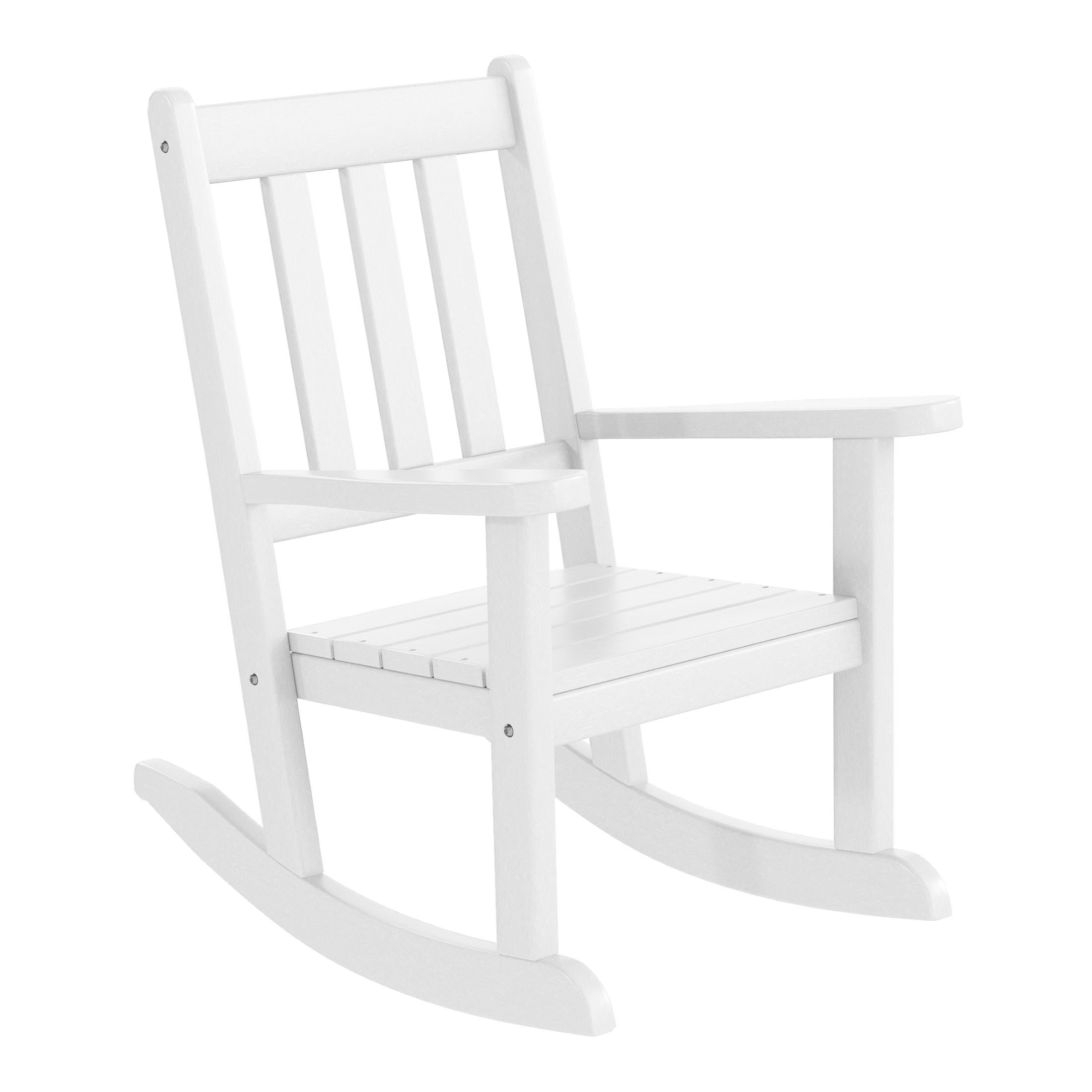 Paradise Outdoor HDPE Plastic Preschool Toddler Rocking Chairs (Set of 2)