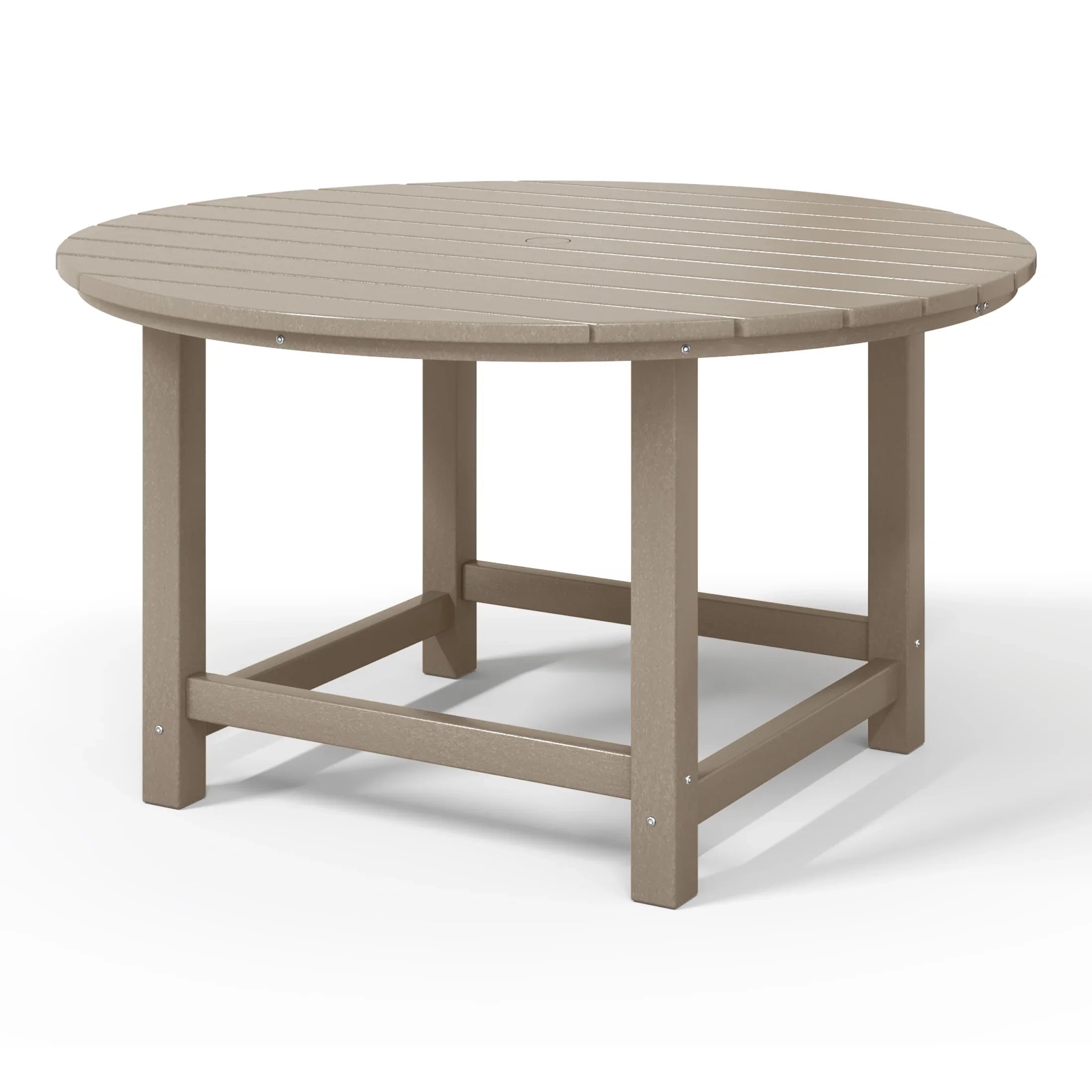 Paradise Kids Outdoor Patio Furniture HDPE 38" Wide Round Dining Table