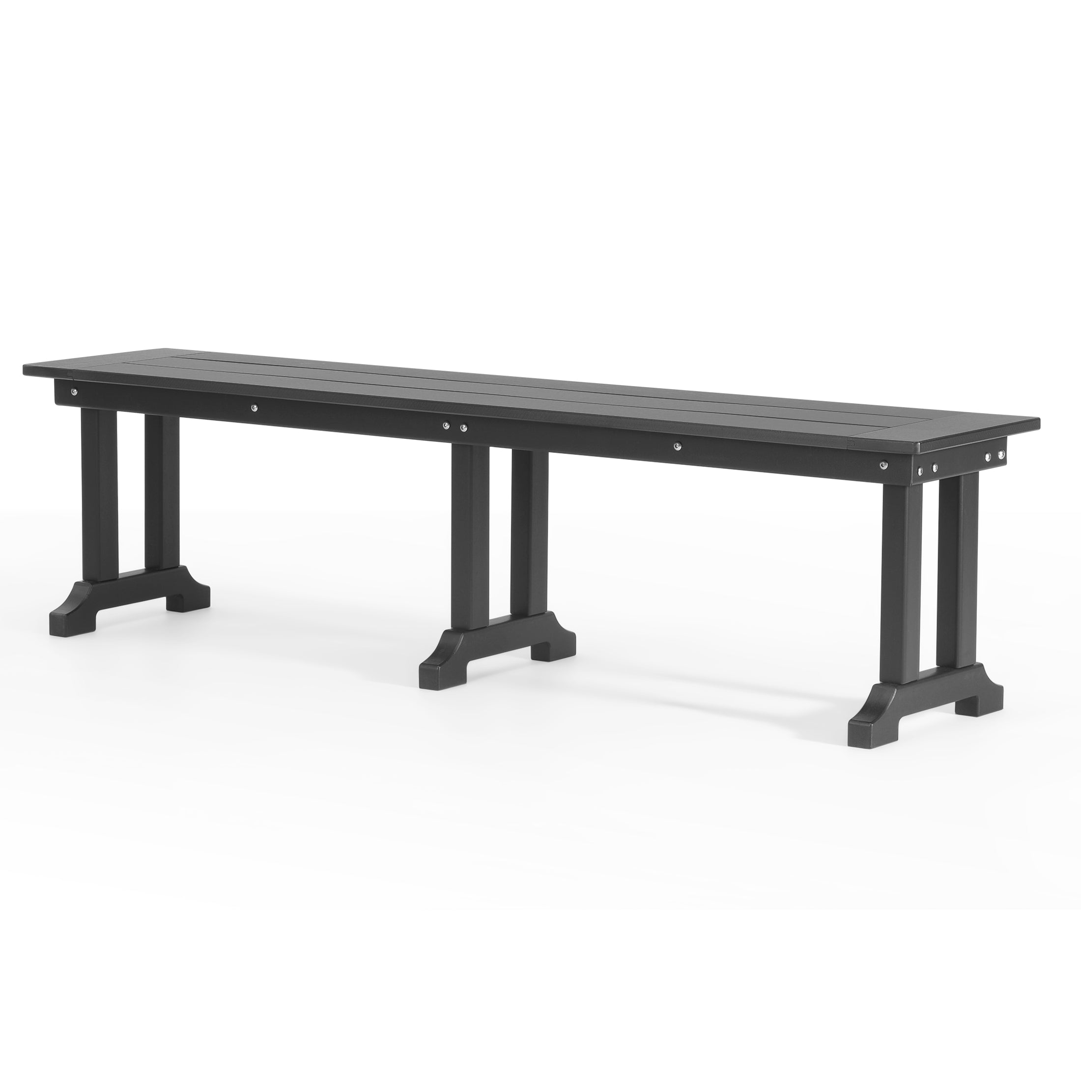 Paradise 65" Outdoor Patio Trestle Dining Bench