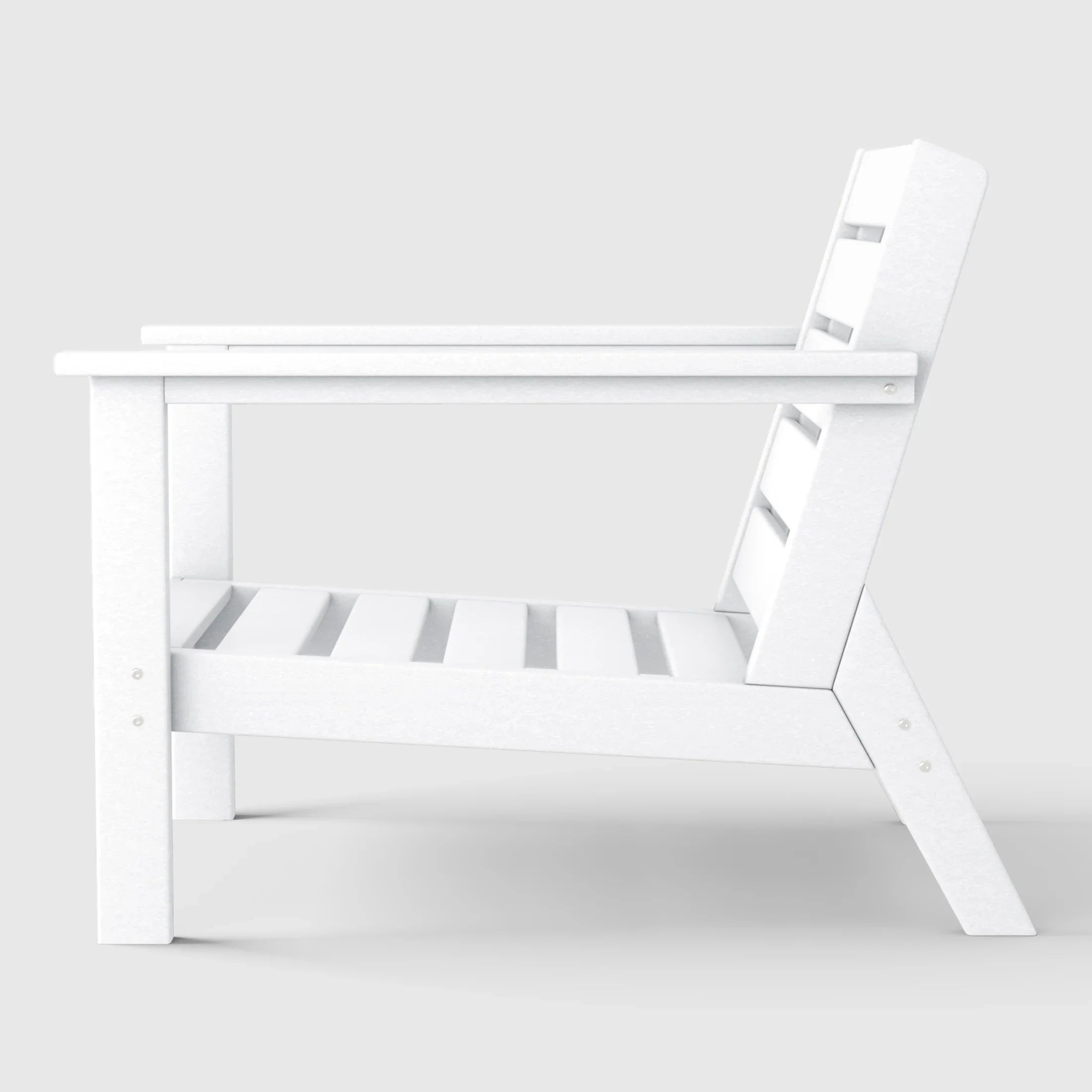 Portsmouth Outdoor Patio HDPE Deep Seating Armchair