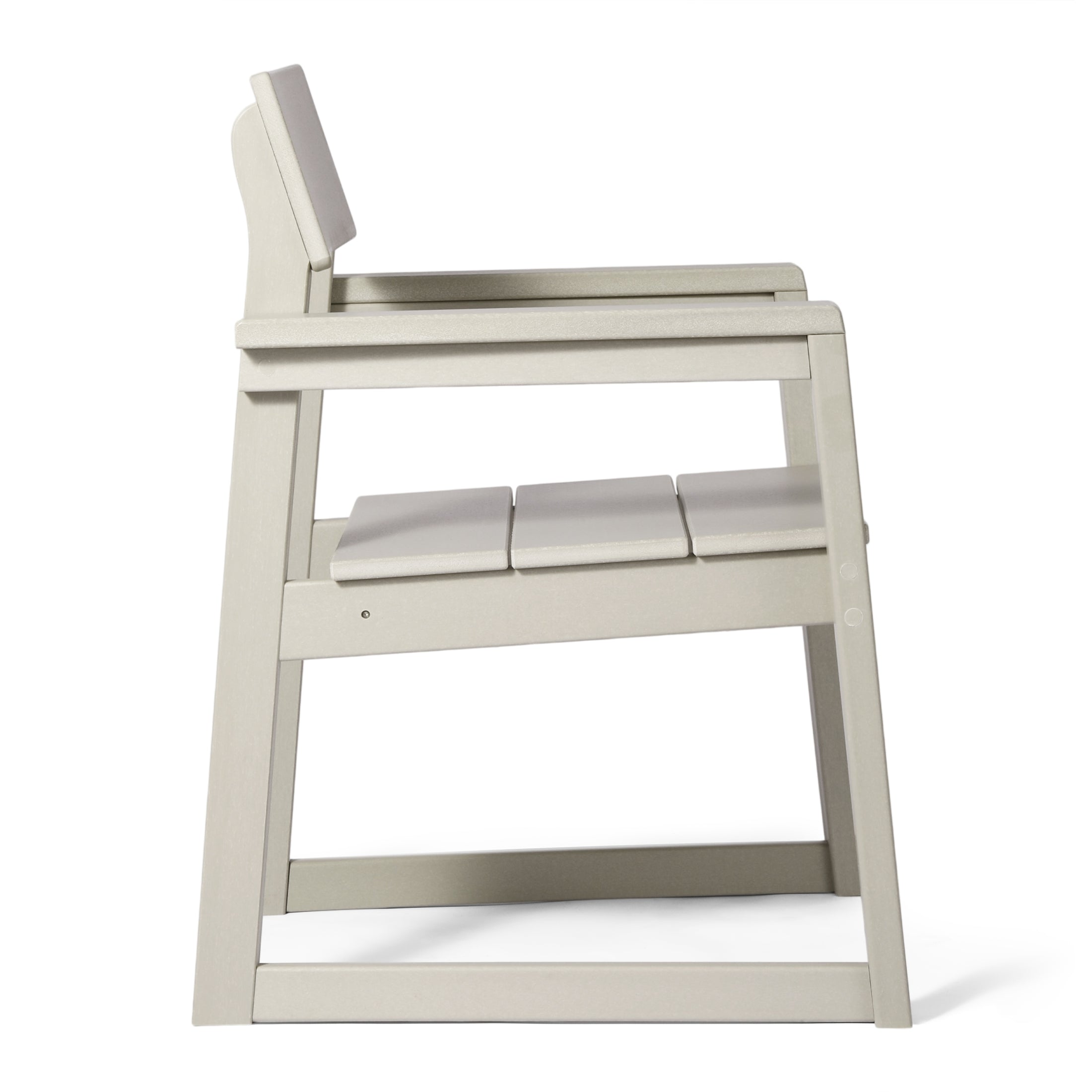 Cambria Modern HDPE Outdoor Patio Dining Arm Chairs (Set of 2)