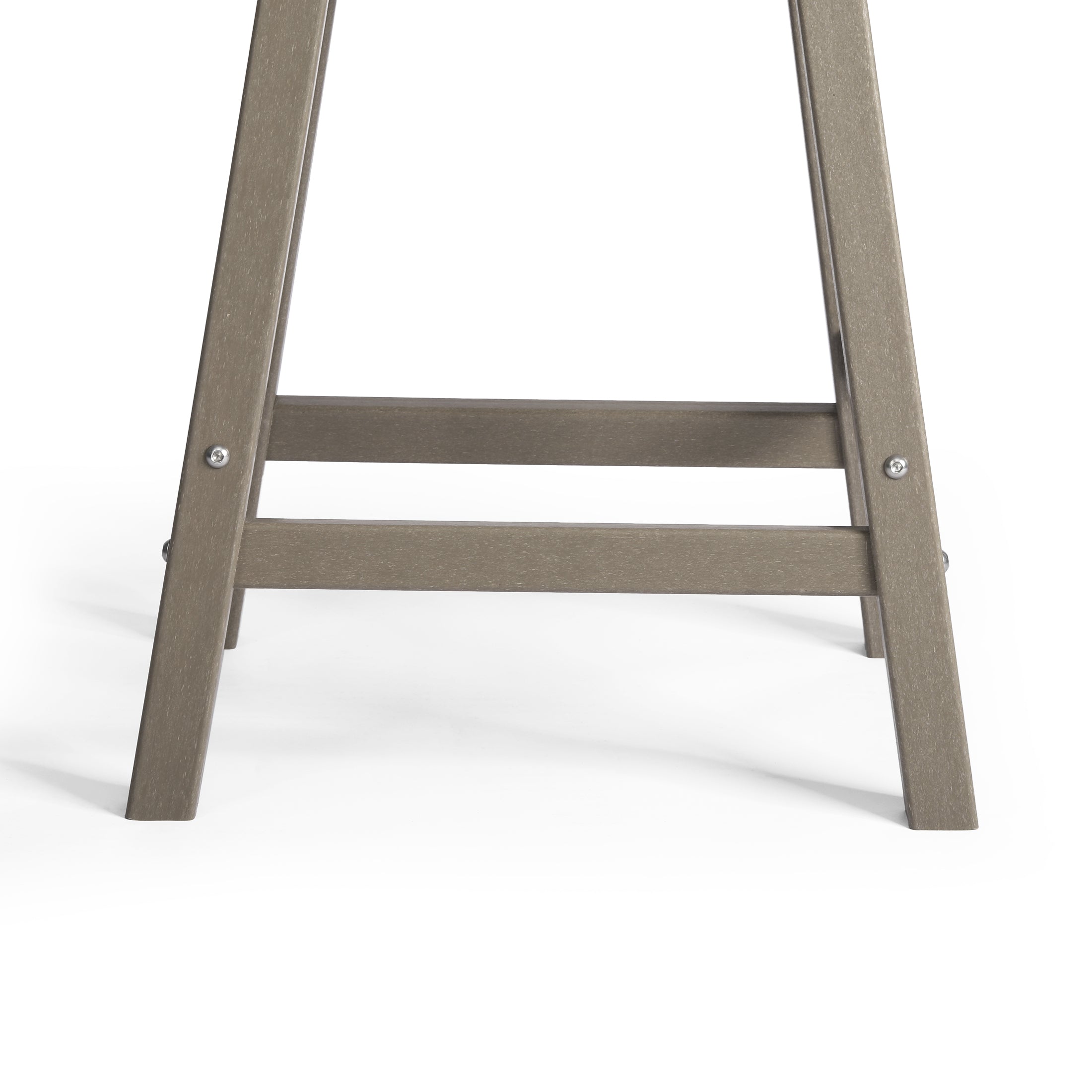 Paradise 24" HDPE Outdoor Patio Counter Height Bar Stools (Set of 2)