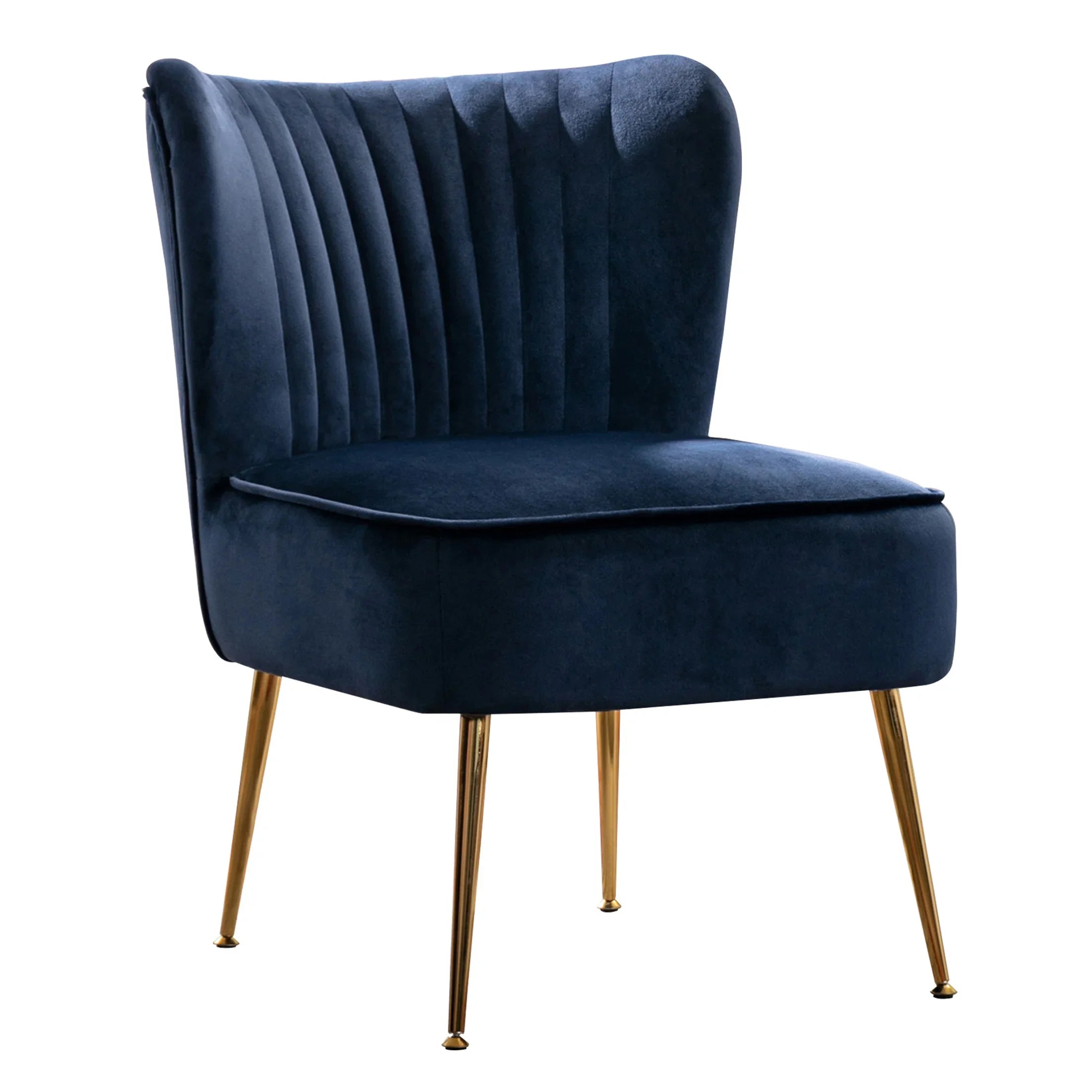 Alaia Mid Century Modern Tufted Velvet Loveseat Sofa and 22" Accent Chair 3-Piece Set
