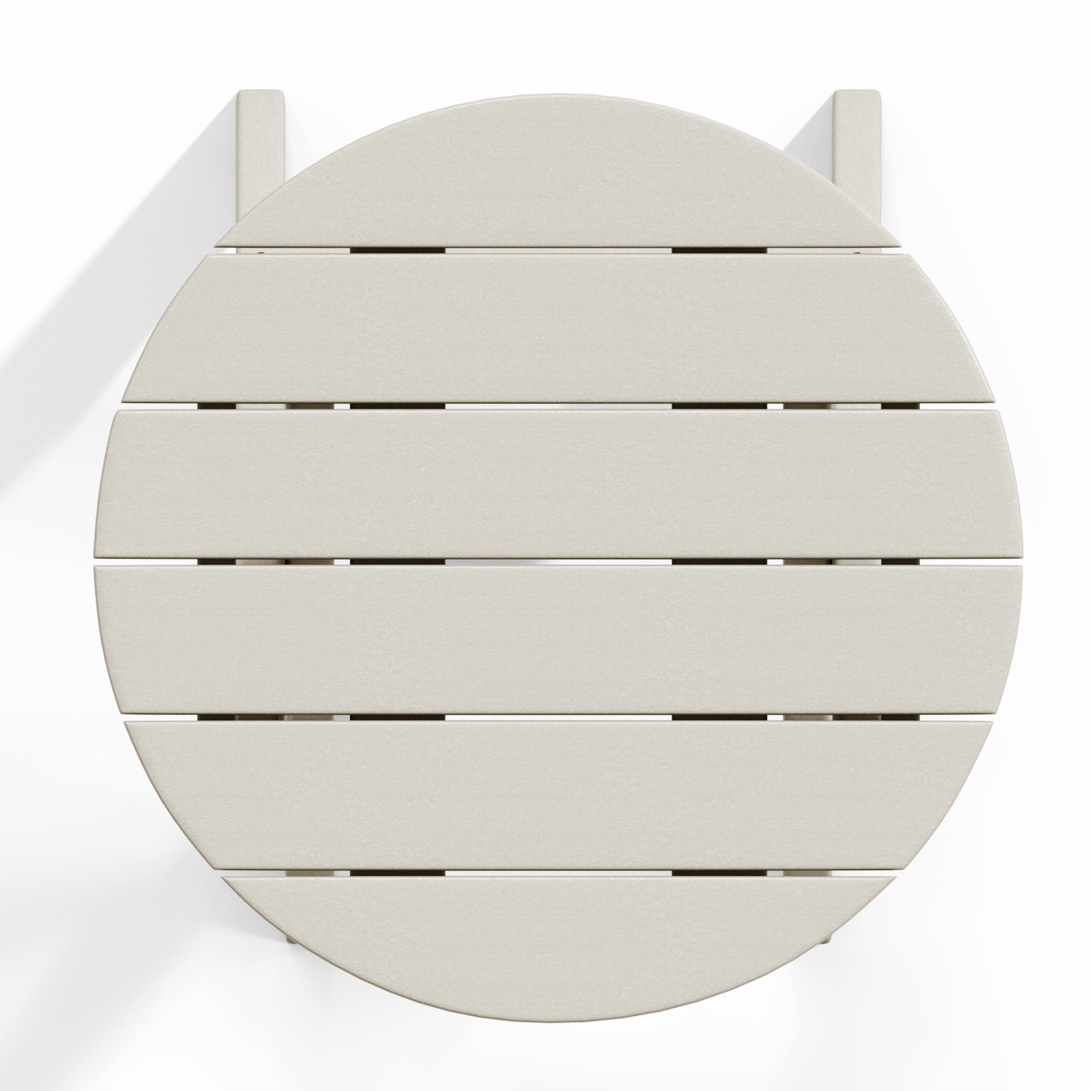 Paradise HDPE Outdoor 24.5 Inch Round Portable Folding Patio Dining Table