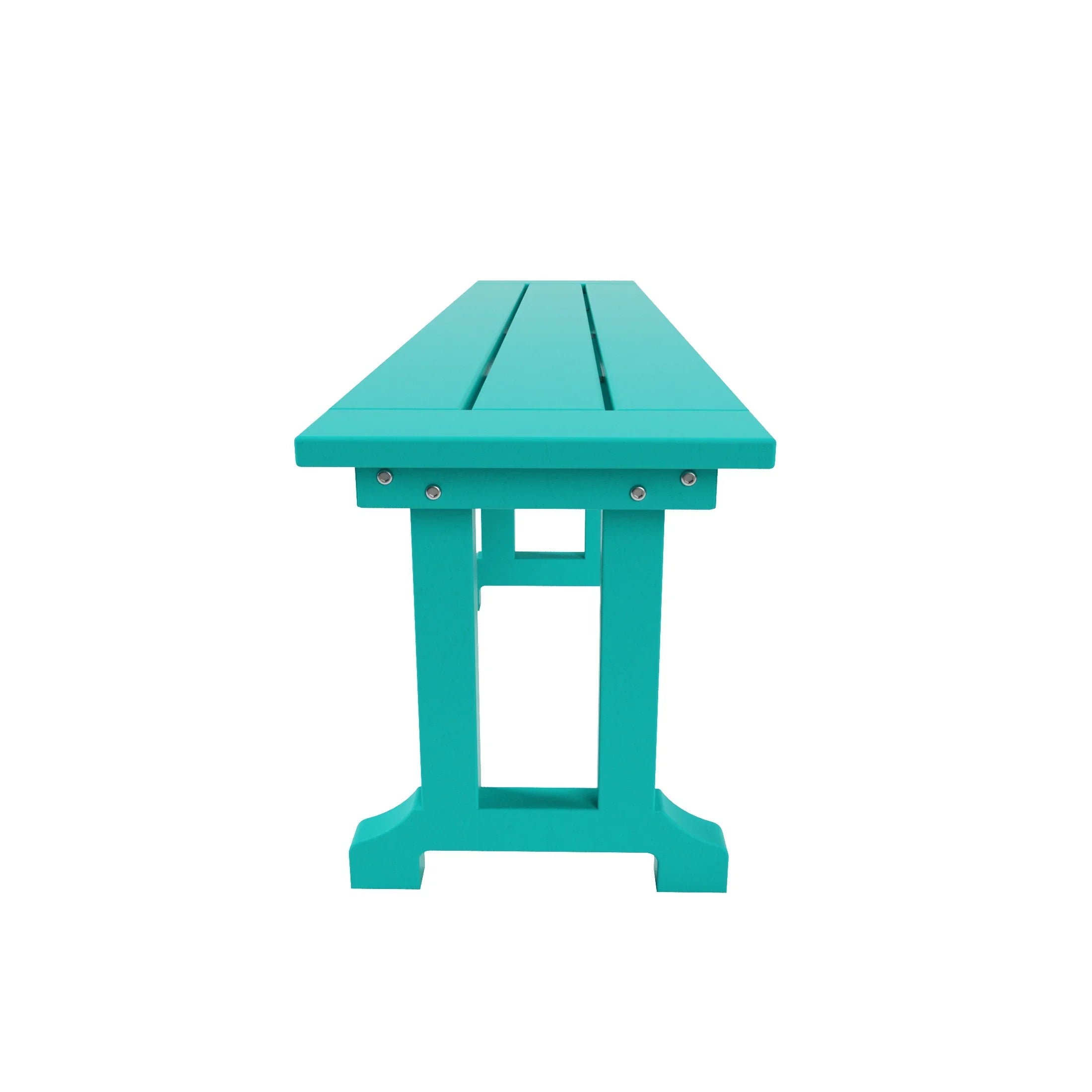 Paradise 6-Piece HDPE Outdoor Rectangle Dining Patio Table and Chairs Set