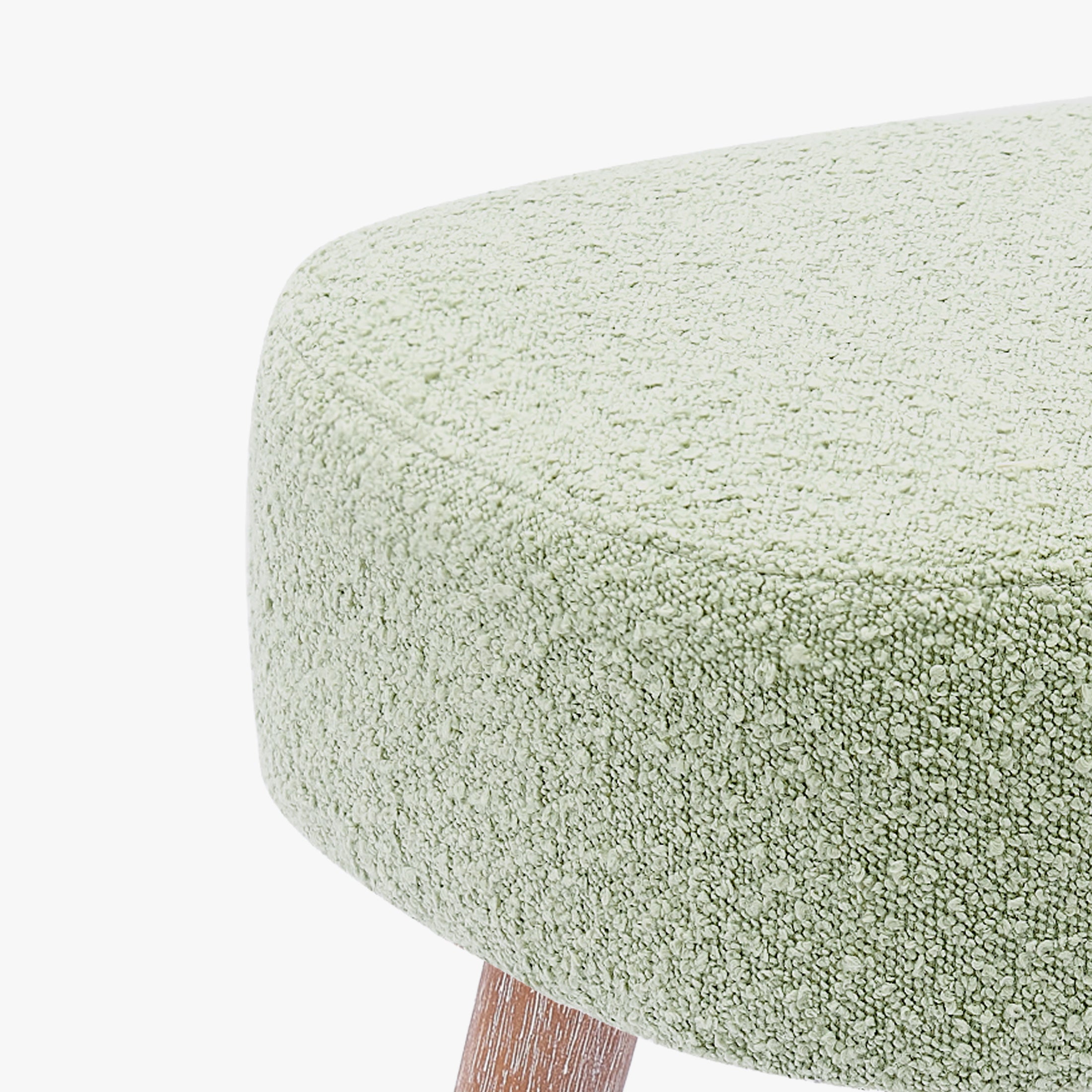 Amélie 21" Wide Square Upholstered Cushion Ottoman Foot Stool